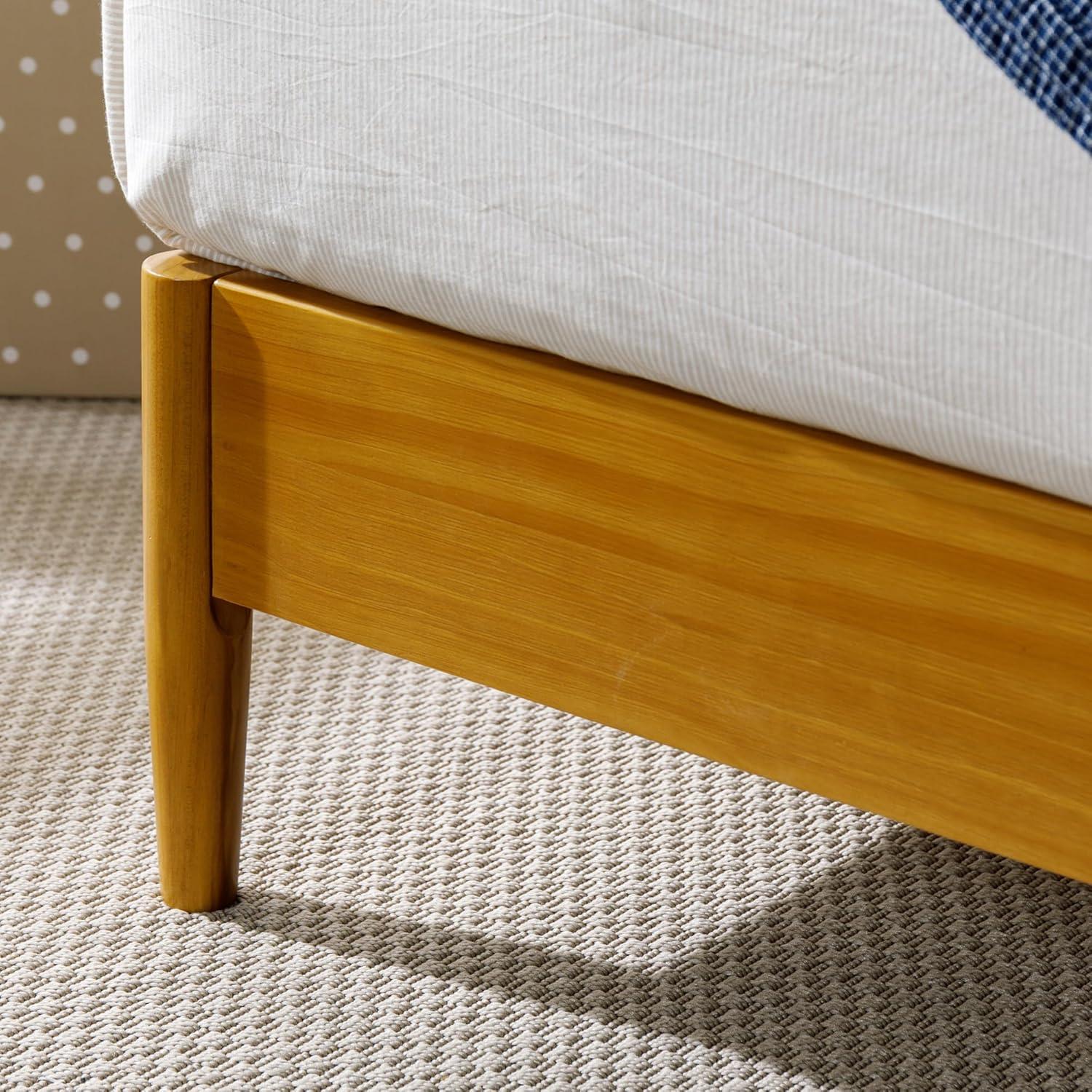 Zinus Allen 35" Mid Century Wood Platform Bed Frame, Twin