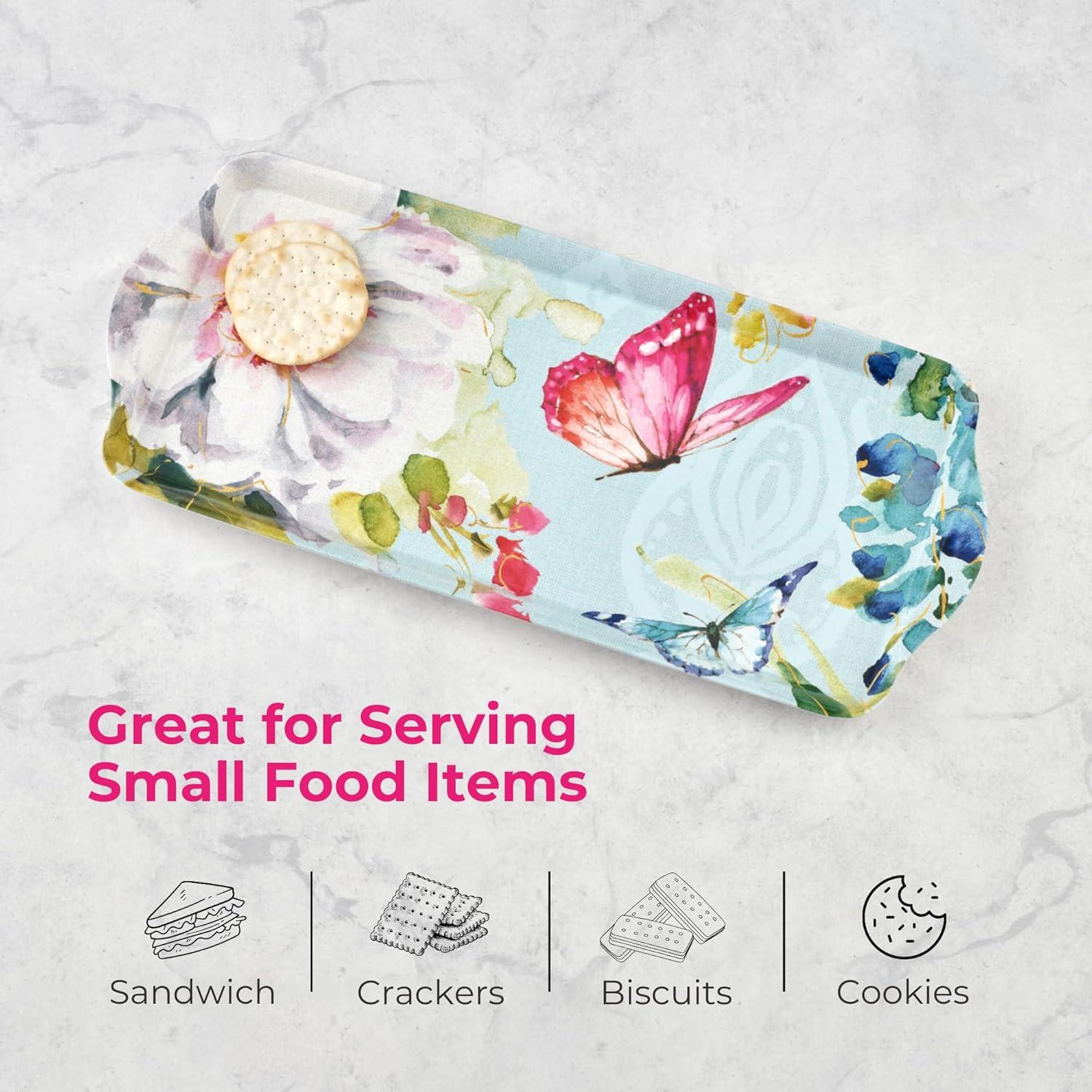 Pimpernel Pimpernel Colorful Breeze Melamine Sandwich Tray 15.1 X6.5"