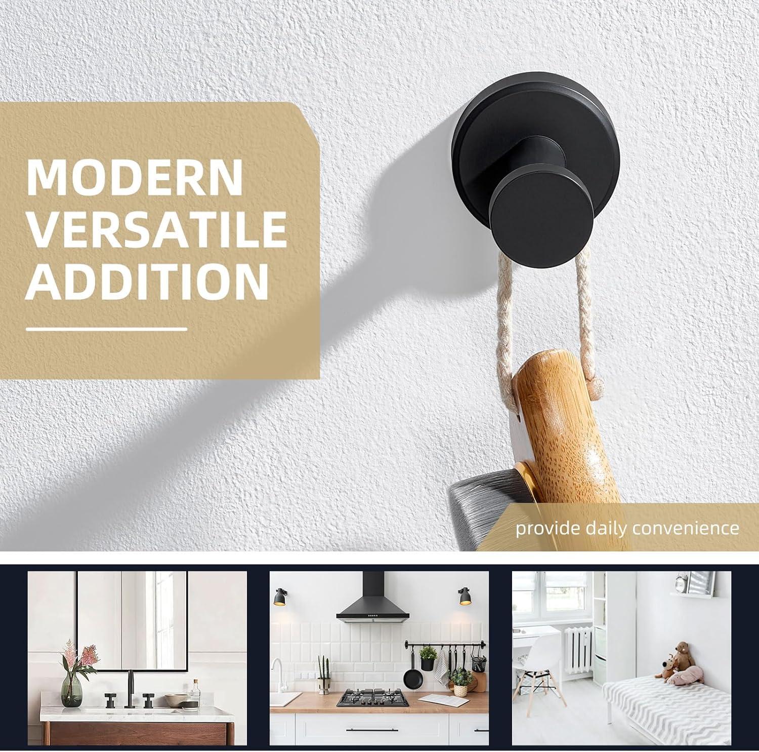 AngleSimple AE083 Stainless Steel Wall Mounted Robe Hook