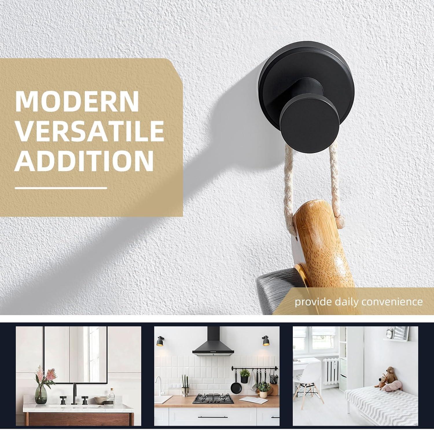 AngleSimple AE083 Stainless Steel Wall Mounted Robe Hook