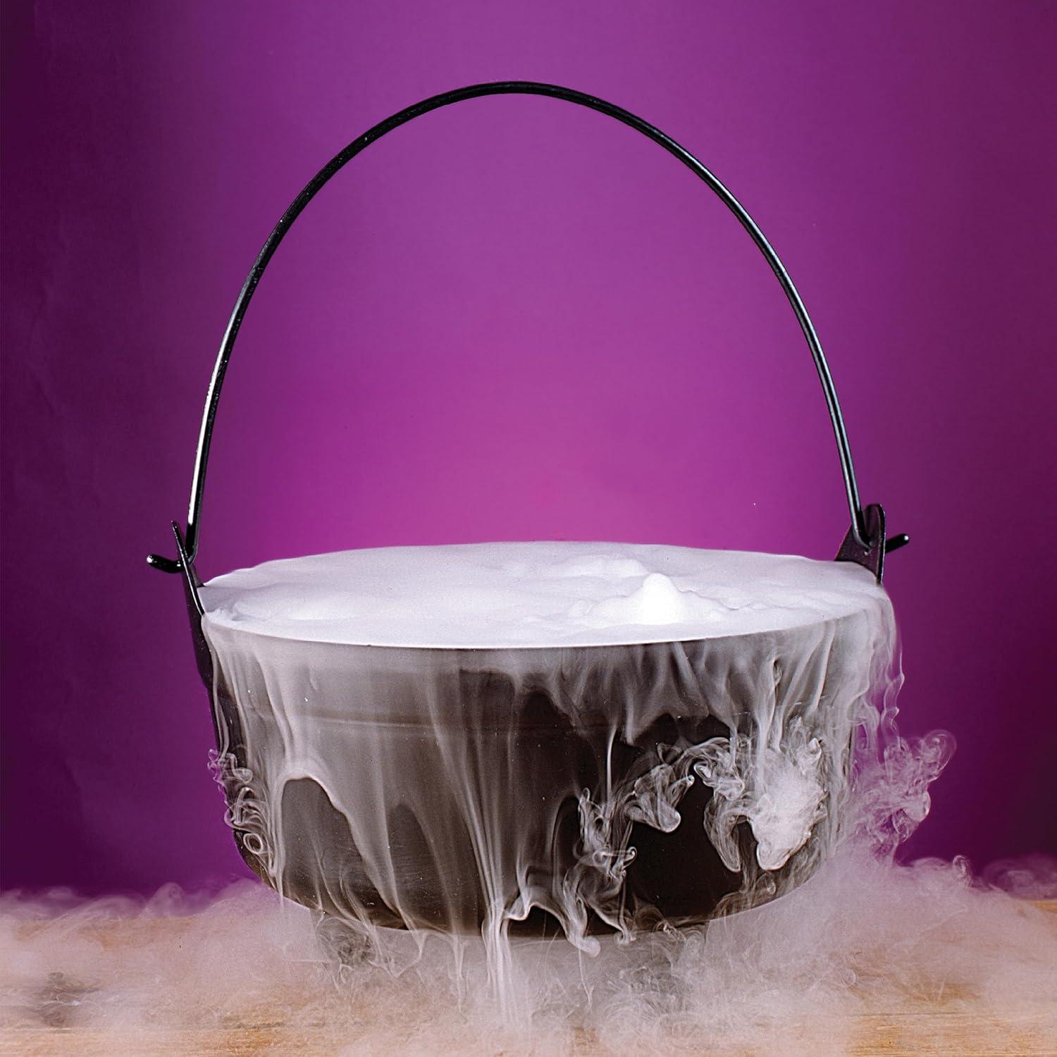 Fun World Large Halloween Witch Cauldron 14" W Plastic Decoration Prop, Black