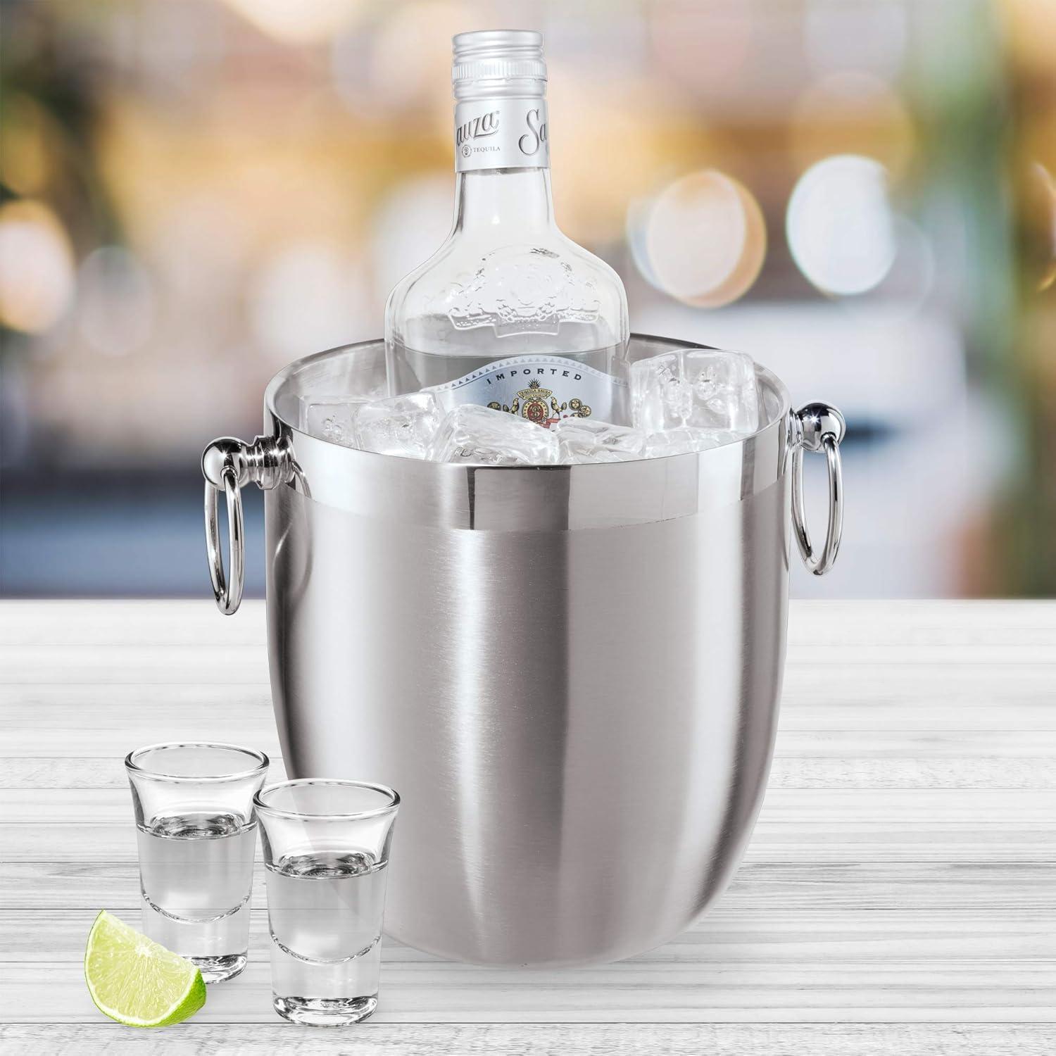 Oggi Barware Stainless Steel Champagne Ice Bucket