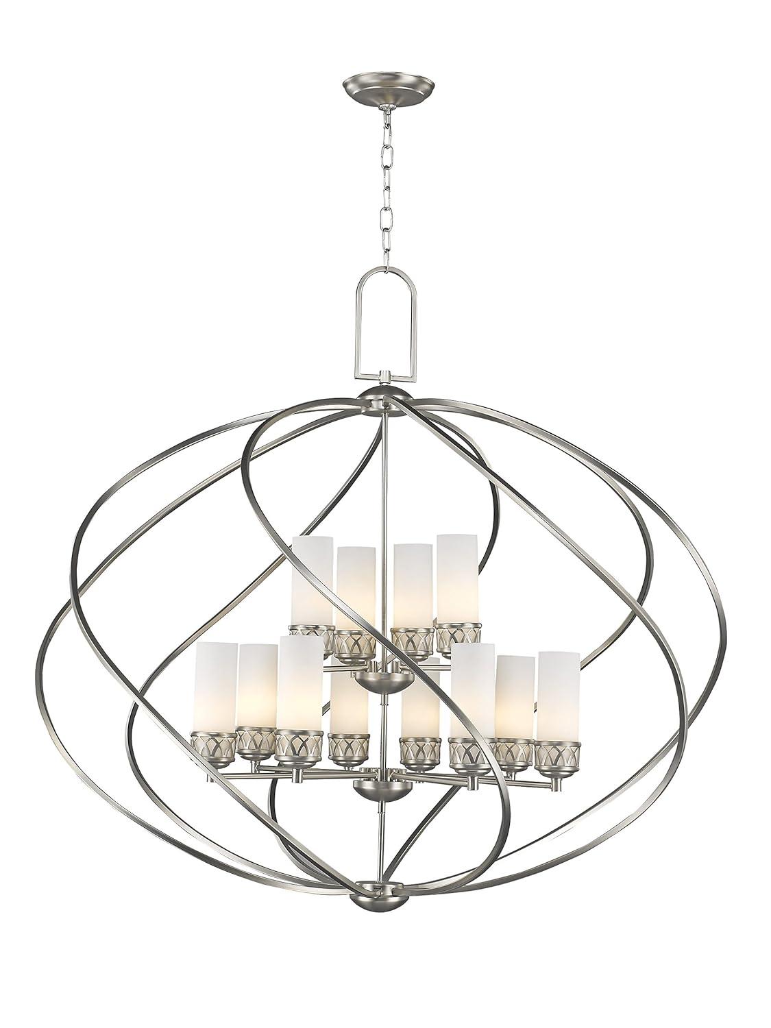 Livex Lighting Westfield Foyer Chandelier in Brushed Nickel