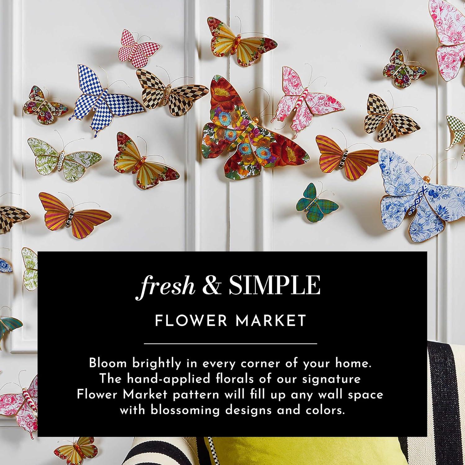 Flower Market Butterfly Wall Decor