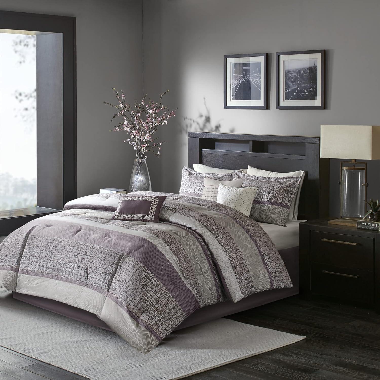 Madison Park Rhapsody 7 Piece Jacquard Comforter Set