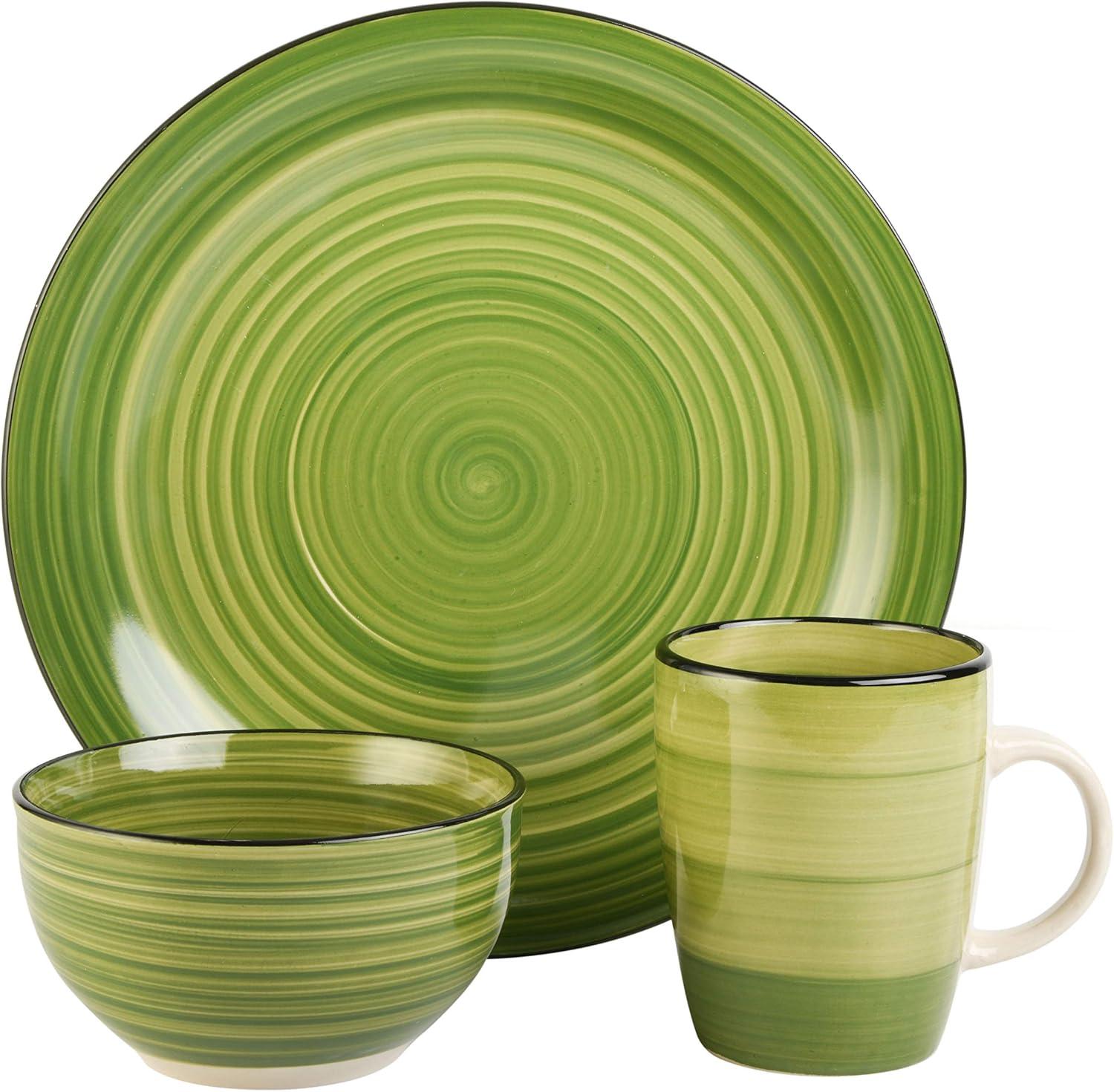 Gibson Home Color Vibes 12-Piece Dinnerware set - Assorted Colors