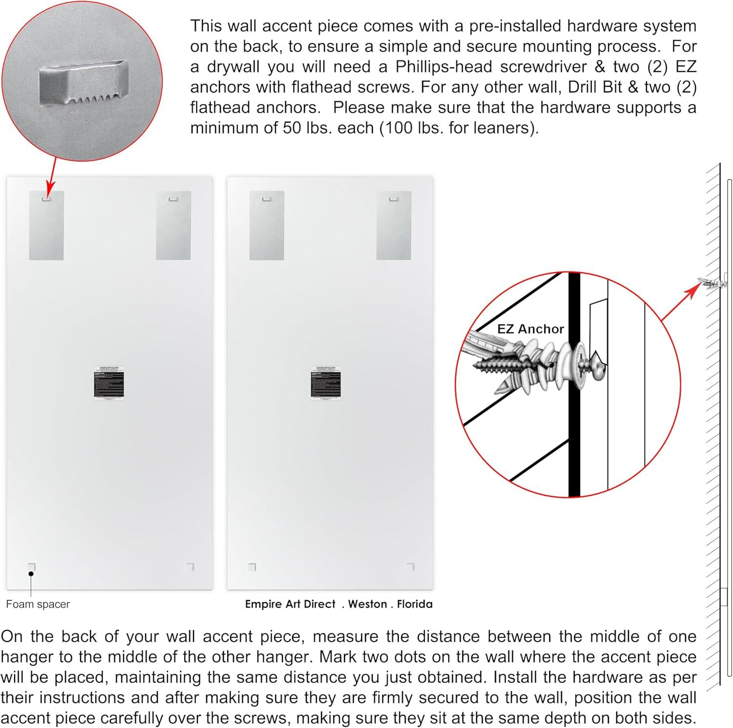 Empire Art Direct " Pastel Fleur I&II " 2 - Pieces Painting Print