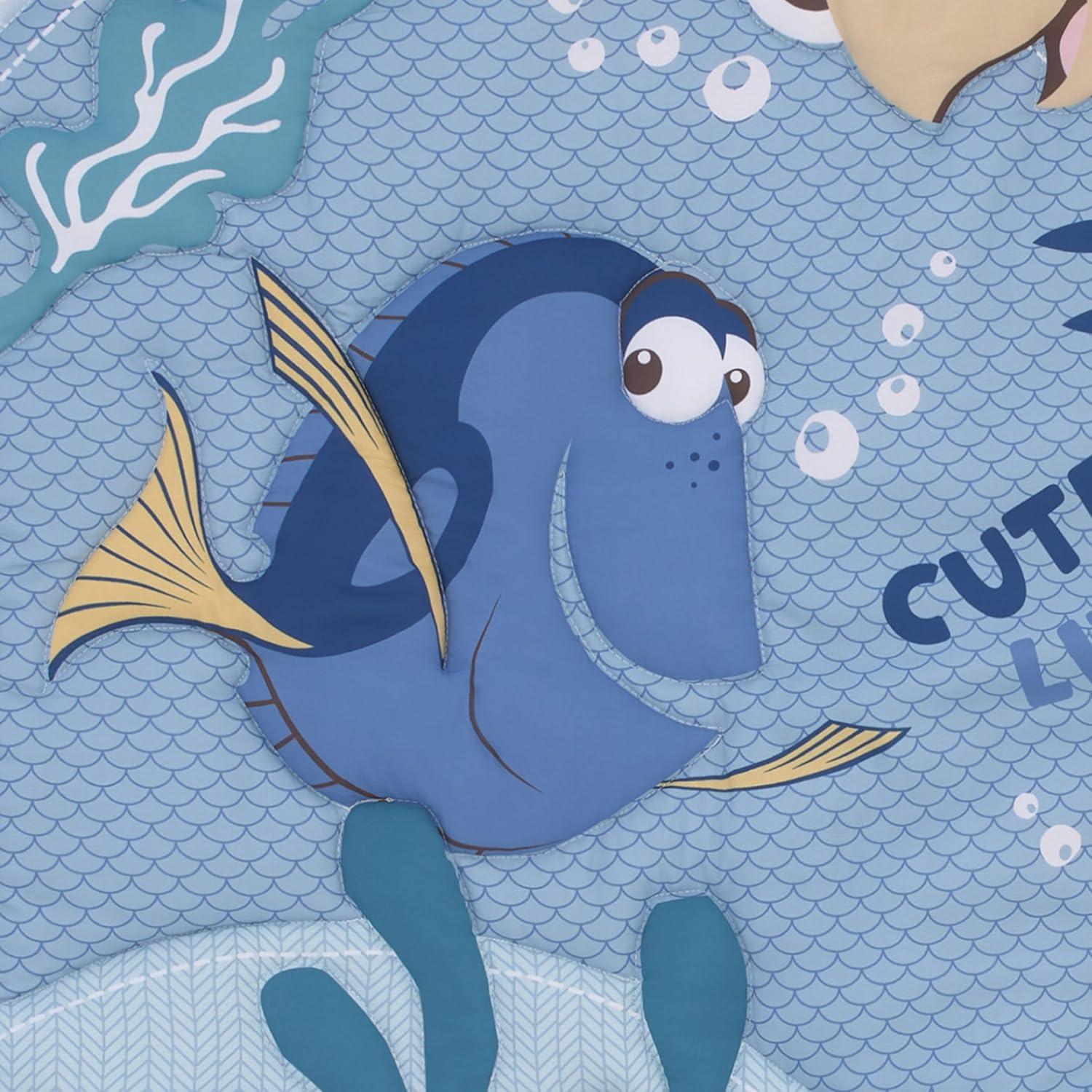 Disney Disney Finding Nemo Cutest Little Catch Infant Col 3 - Piece Crib Bedding Set