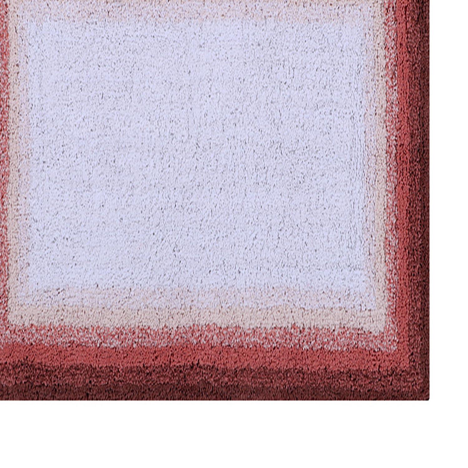 Latitude Run® Torrent 100% Cotton Tufted Bath Rug with Non-Slip Backing Machine Washable Luxurious Ombre Pattern Ultra Soft and Absorbent Bathroom Rug