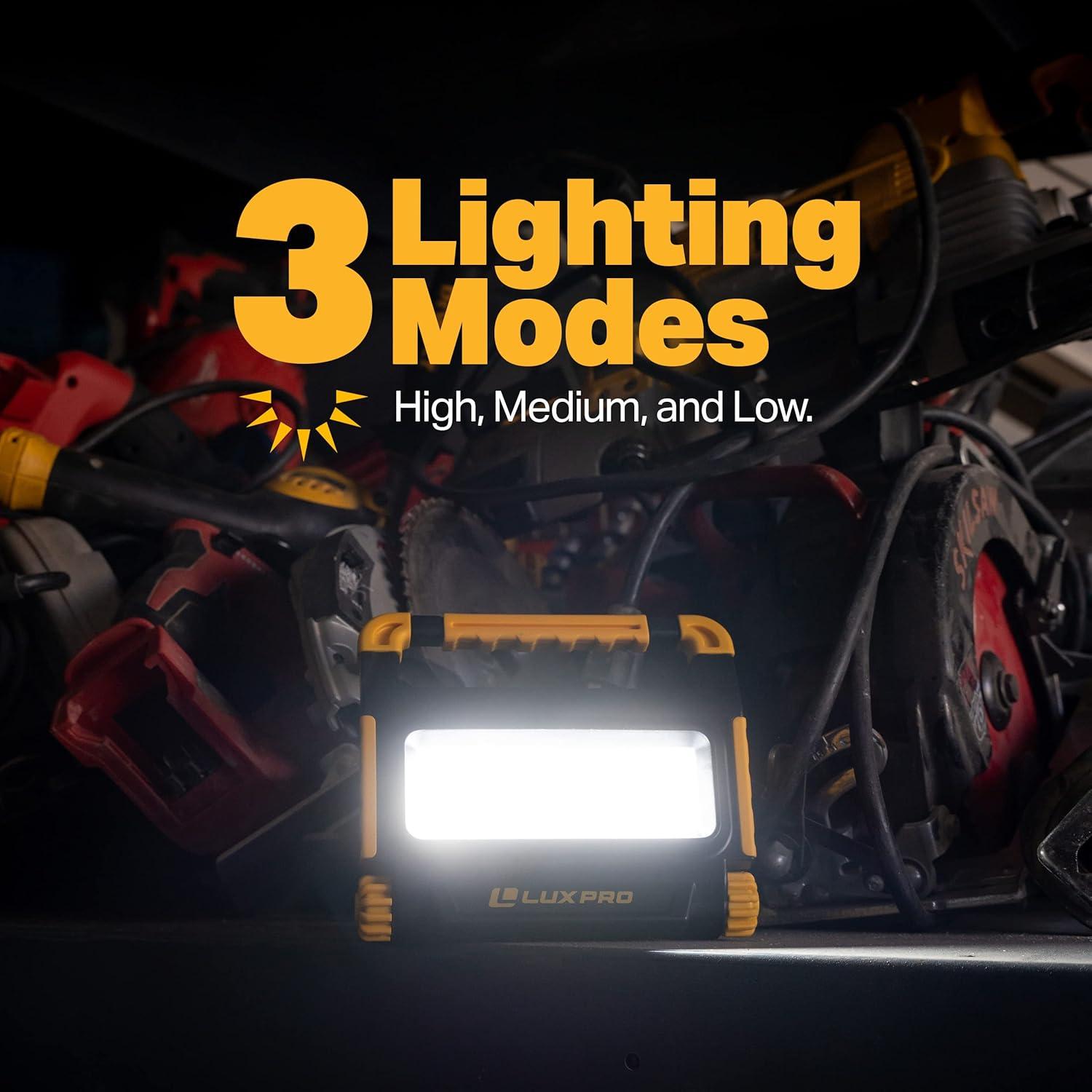 LUXPRO 8.25'' Battery Powered Integrated LED