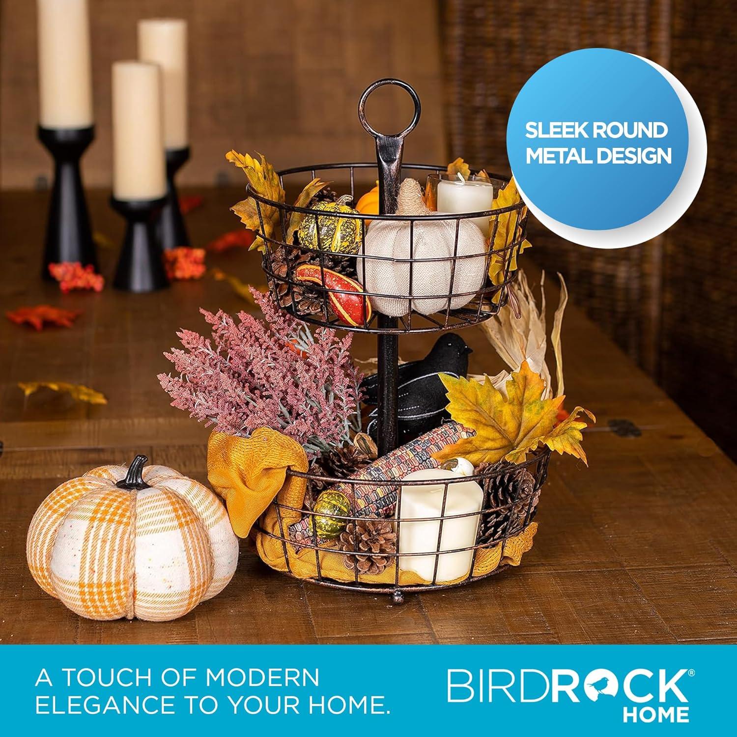 BirdRock Home Metal/Wire Basket