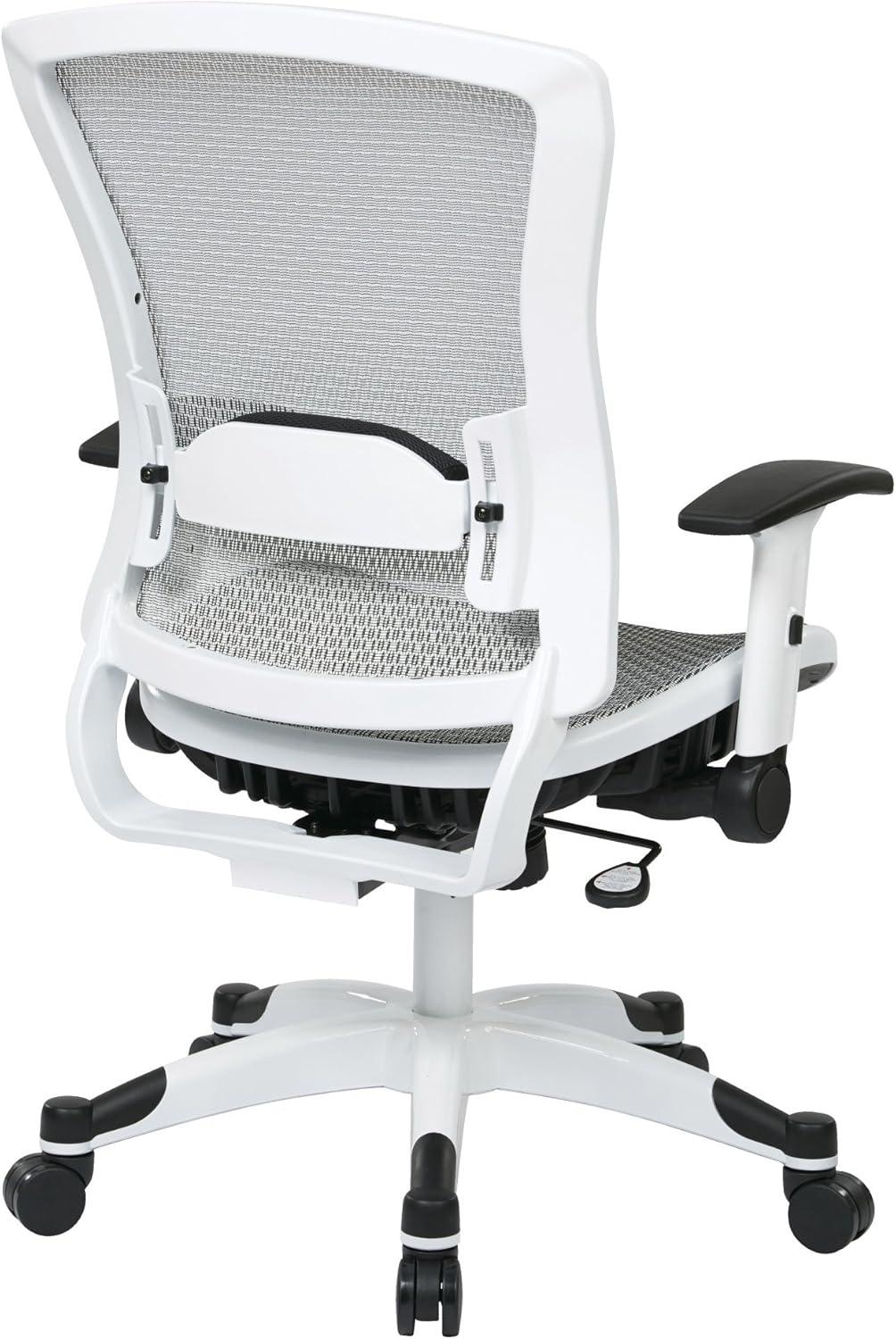 SPACE Seating White Frame Managers Chair