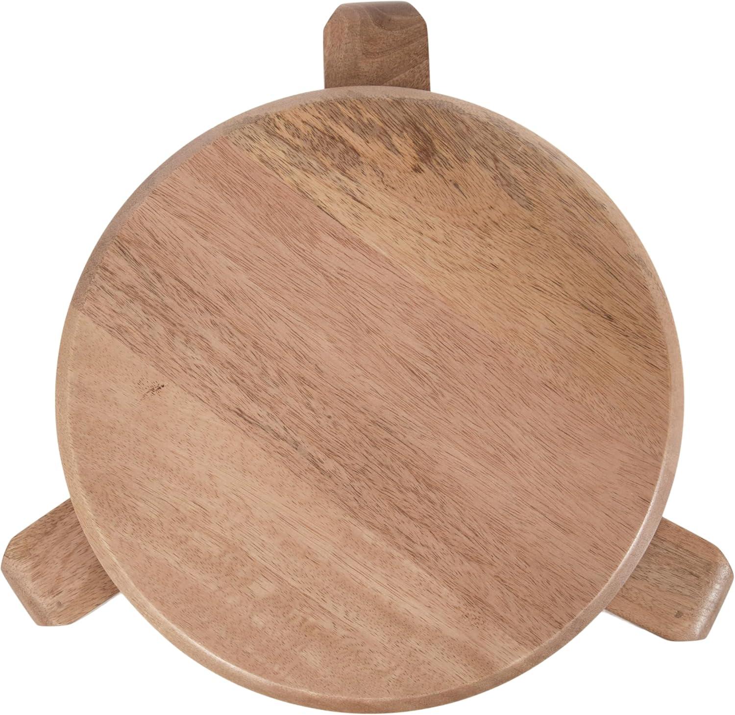 Kate and Laurel Stuart Wood Side Table, 14x14x20, Natural