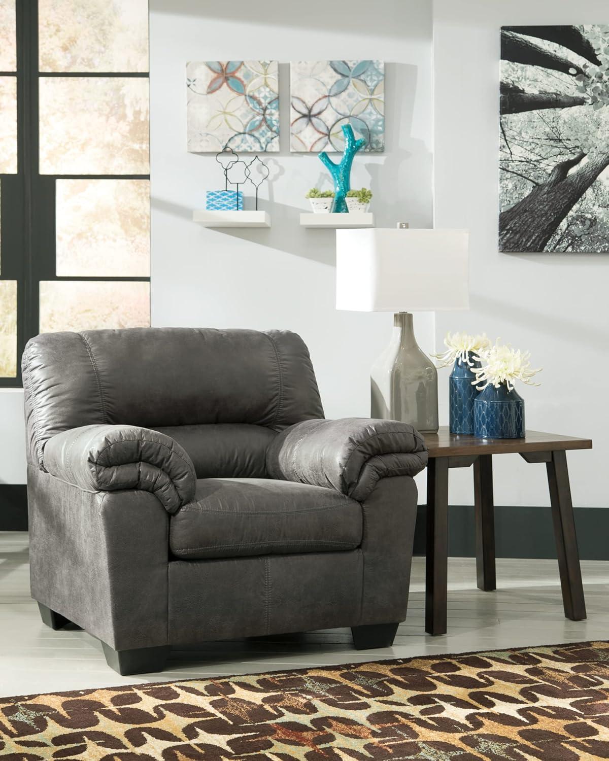 Antolin Faux Leather Armchair