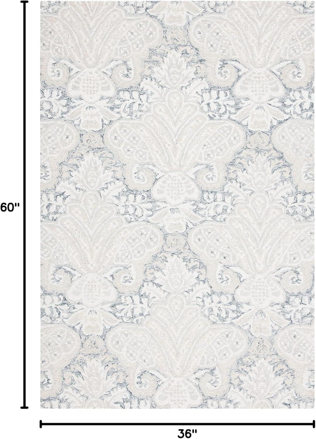 Micro-Loop MLP539 Hand Tufted Indoor Accent Rug - Beige - 3'x5' - Safavieh