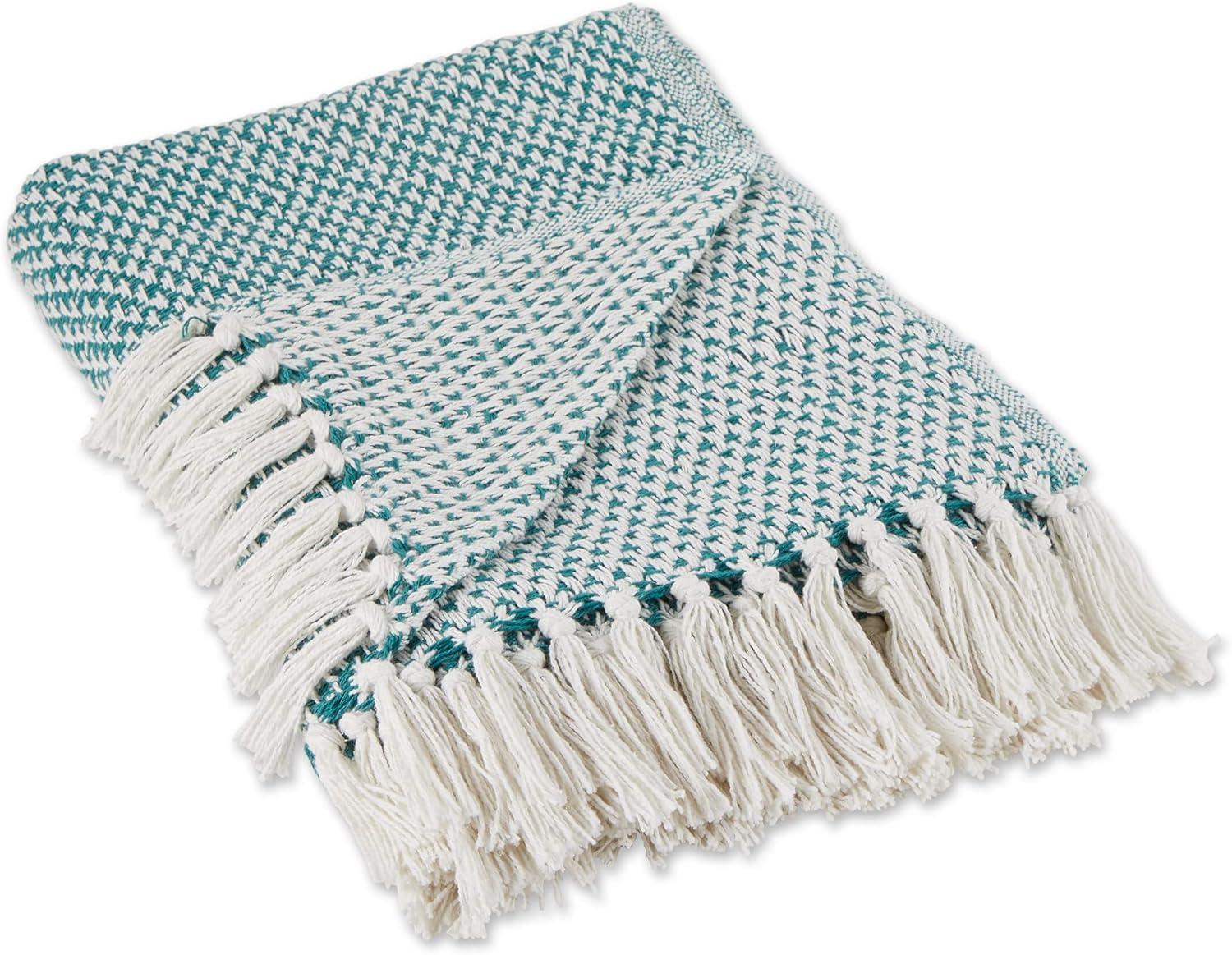 Design Imports Hand Woven Throw Blanket