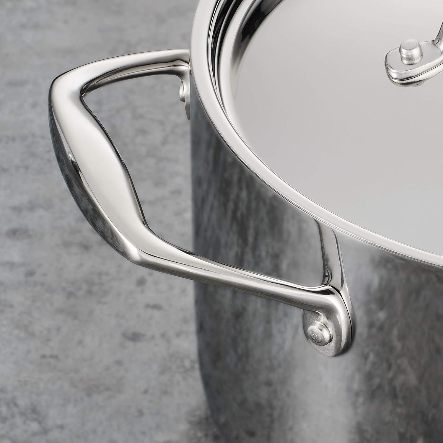Tramontina Tramontina Gourmet Tri-Ply Clad 8 Qt. Stock Pot with Lid