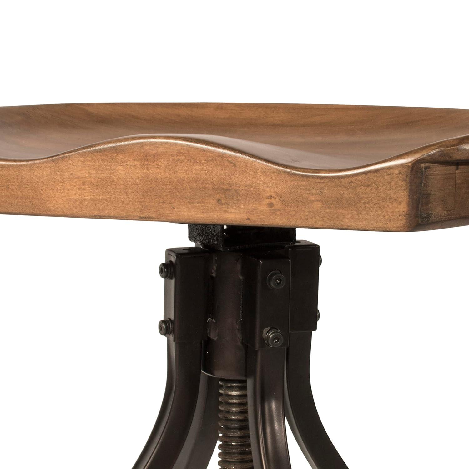 Bar Stool - Silverton Bar Stool with Open Lattice - Hillsdale Furniture - 4734-830, Brown