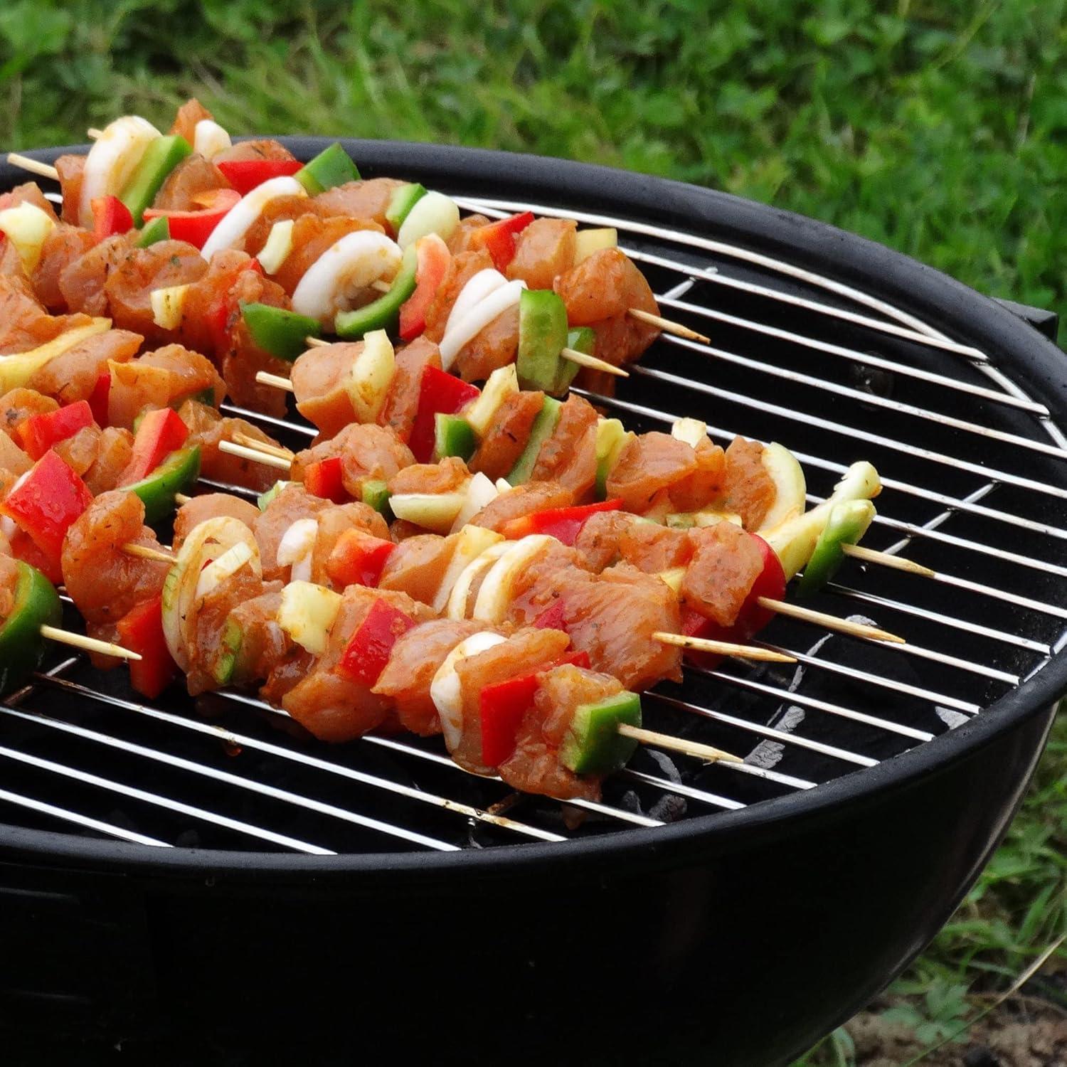 BambooMN 5mm Semi-Point Multipurpose Bonfire Roasting Bamboo Skewers - 24" (61cm) - 1,000 Pieces