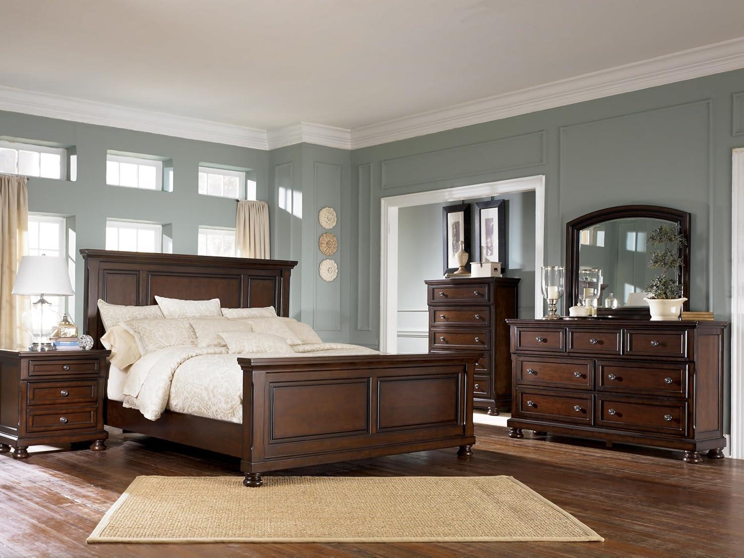 Signature Design by Ashley Porter Brown King/California King Sleigh Headboard