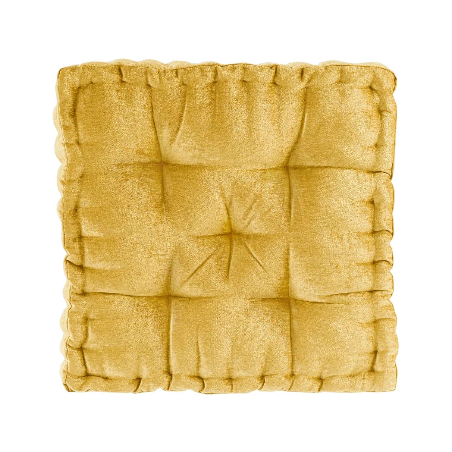 Intelligent Design Azza Poly Chenille Square Floor Pillow Cushion