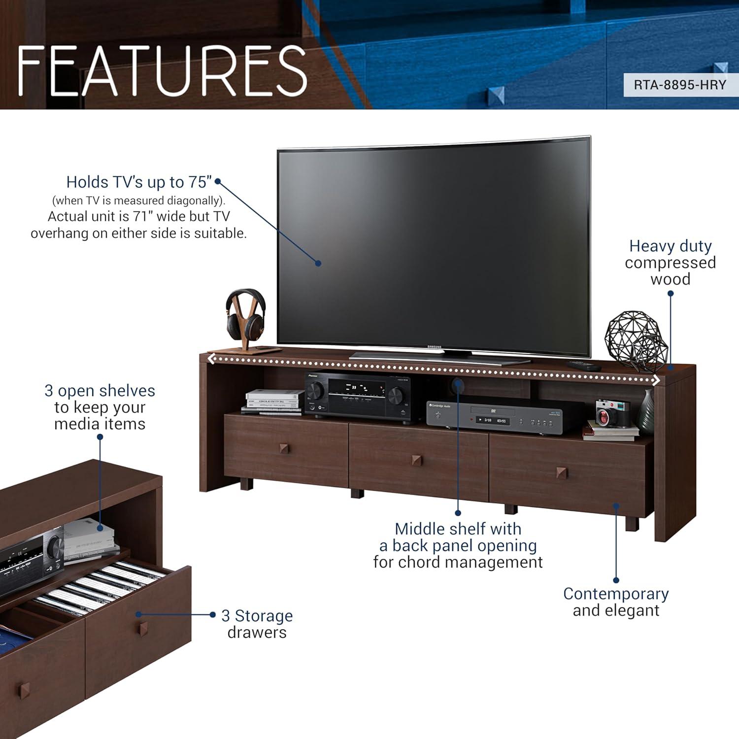 Wrought Studio™ Andreoni TV Stand for TVs up to 75"