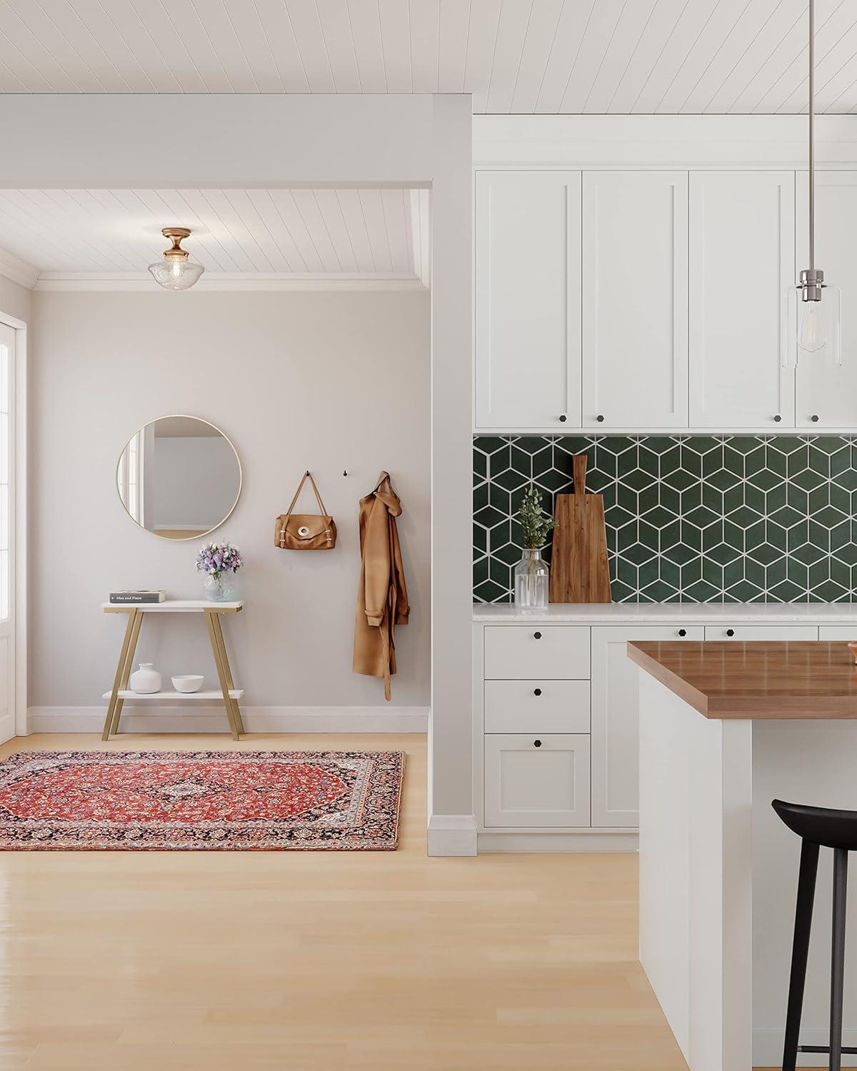 Design House Kenna 20" x 30" Round Wall Accent Mirror