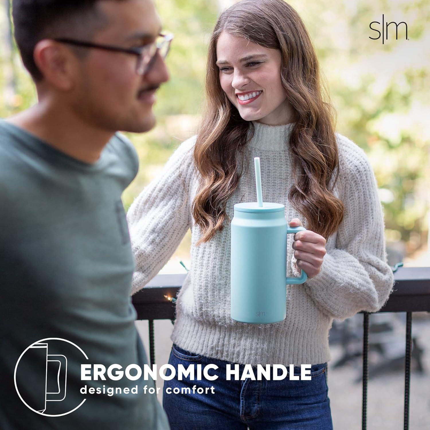 Simple Modern 50 fl oz Insulated Stainless Steel Trek Tumbler with Straw Lid | Lavender Mist