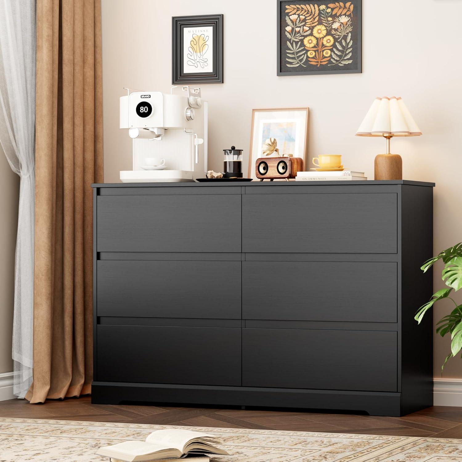 Hommoo 6 Drawer Double Dresser for Bedroom