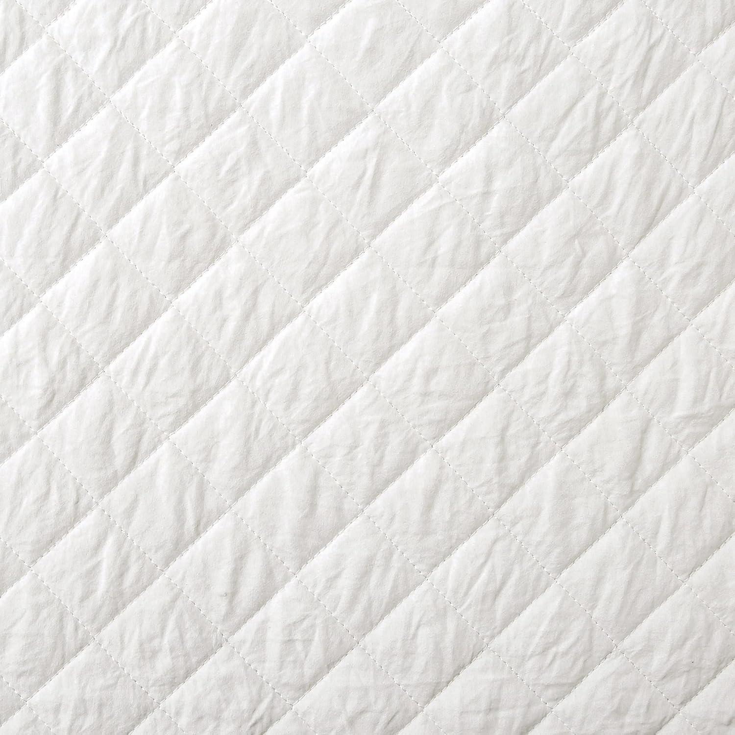 Lush Decor Ava Diamond Oversized Cotton Quilt White 3Pc Set Cal King