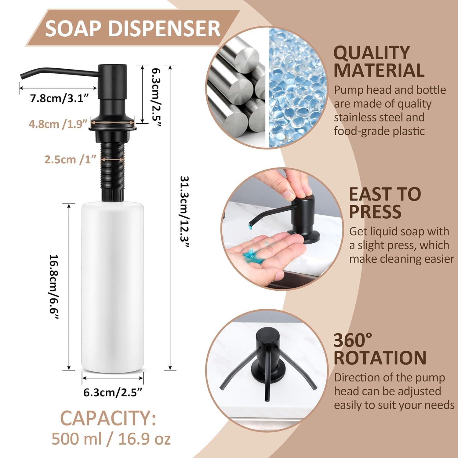 ARCORA ARCORA Stainless Steel  Single Handle Pull-Down Sprayer Kitchen Faucet Set with Touchless Sensor AR7100301B-DC