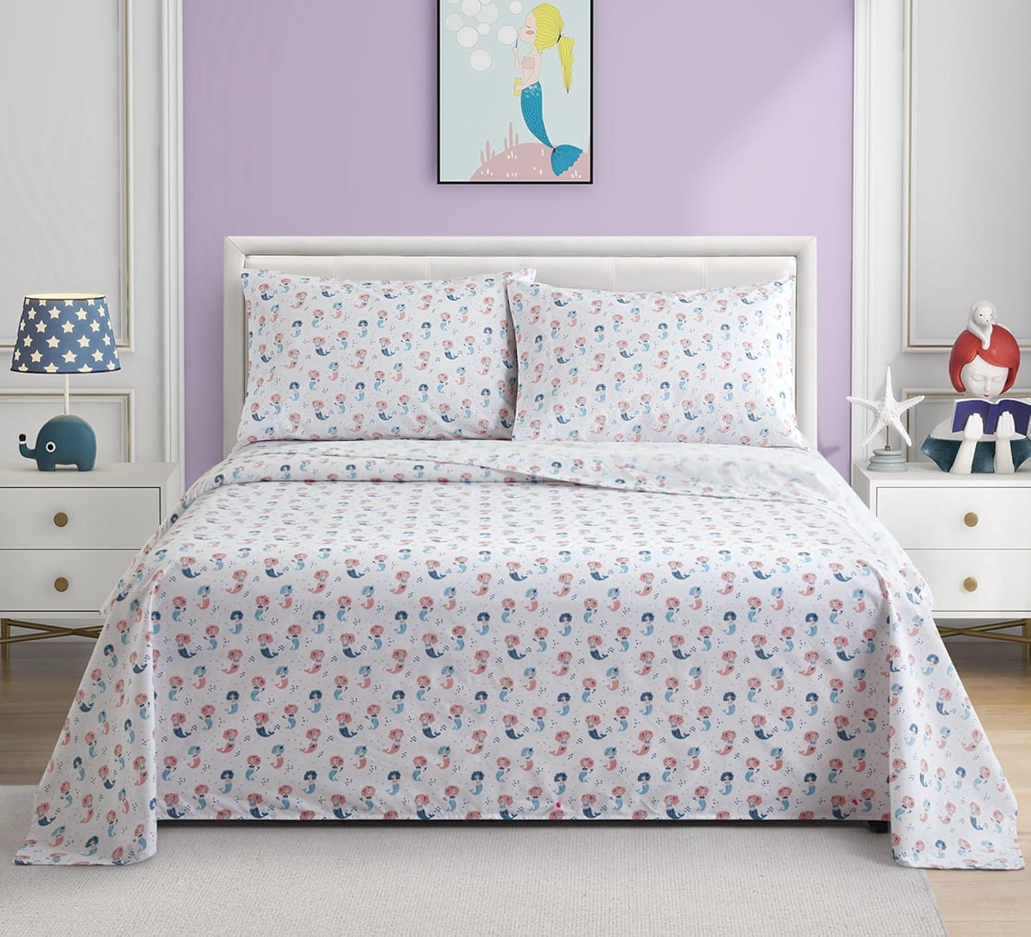 Marina Decoration Percale Machine Printed Animal Print Sheet Set