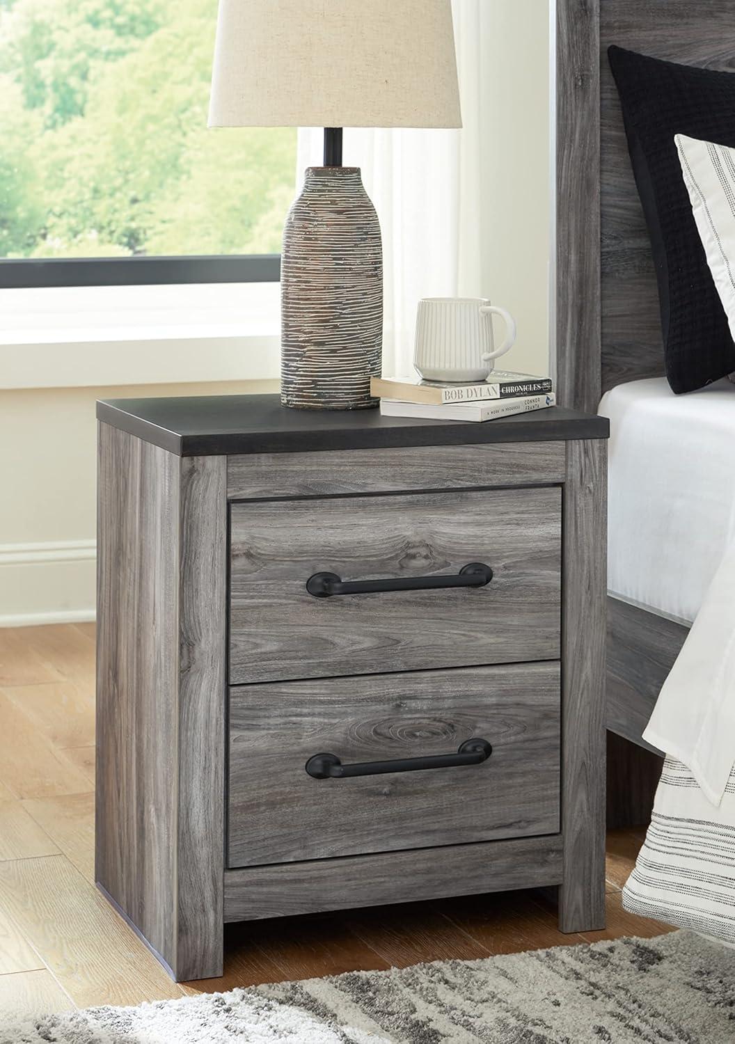 Bronyan 2 Drawer Night Stand