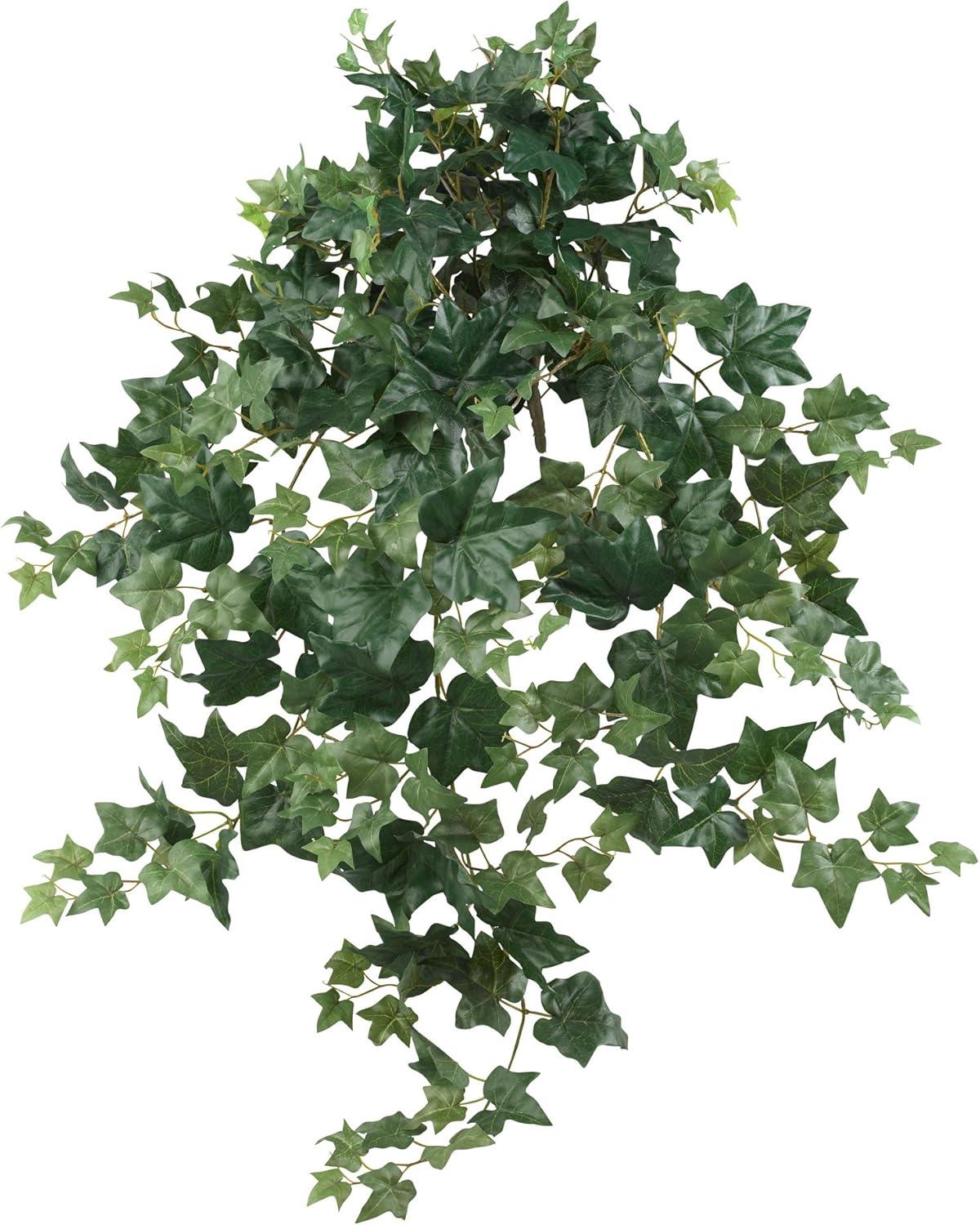 Nearly Natural 41-in Puff Ivy Hanging Artificial Plant (Set of 2)