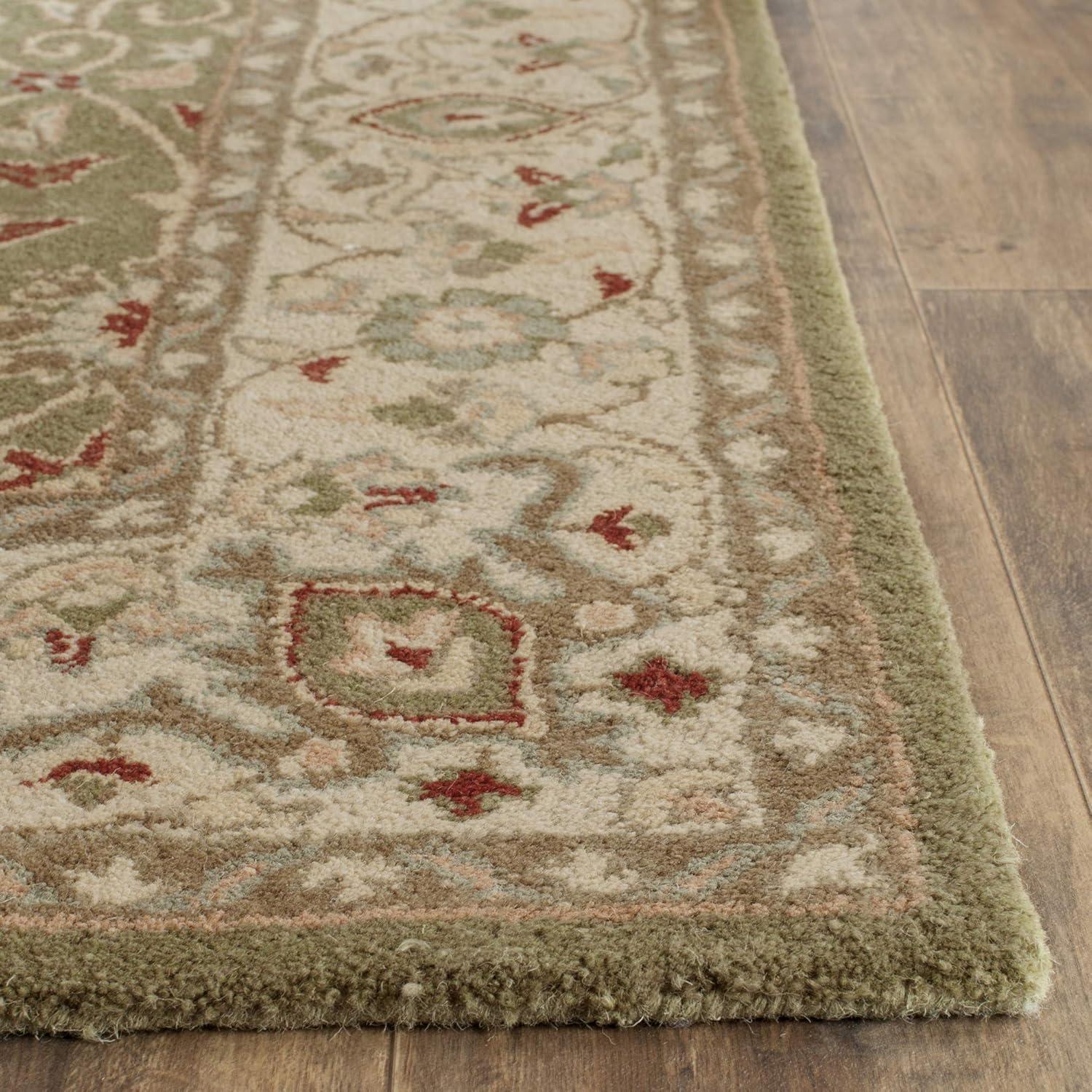 SAFAVIEH Antiquity Lilibeth Traditional Floral Wool Area Rug, Blue, 5' x 8'
