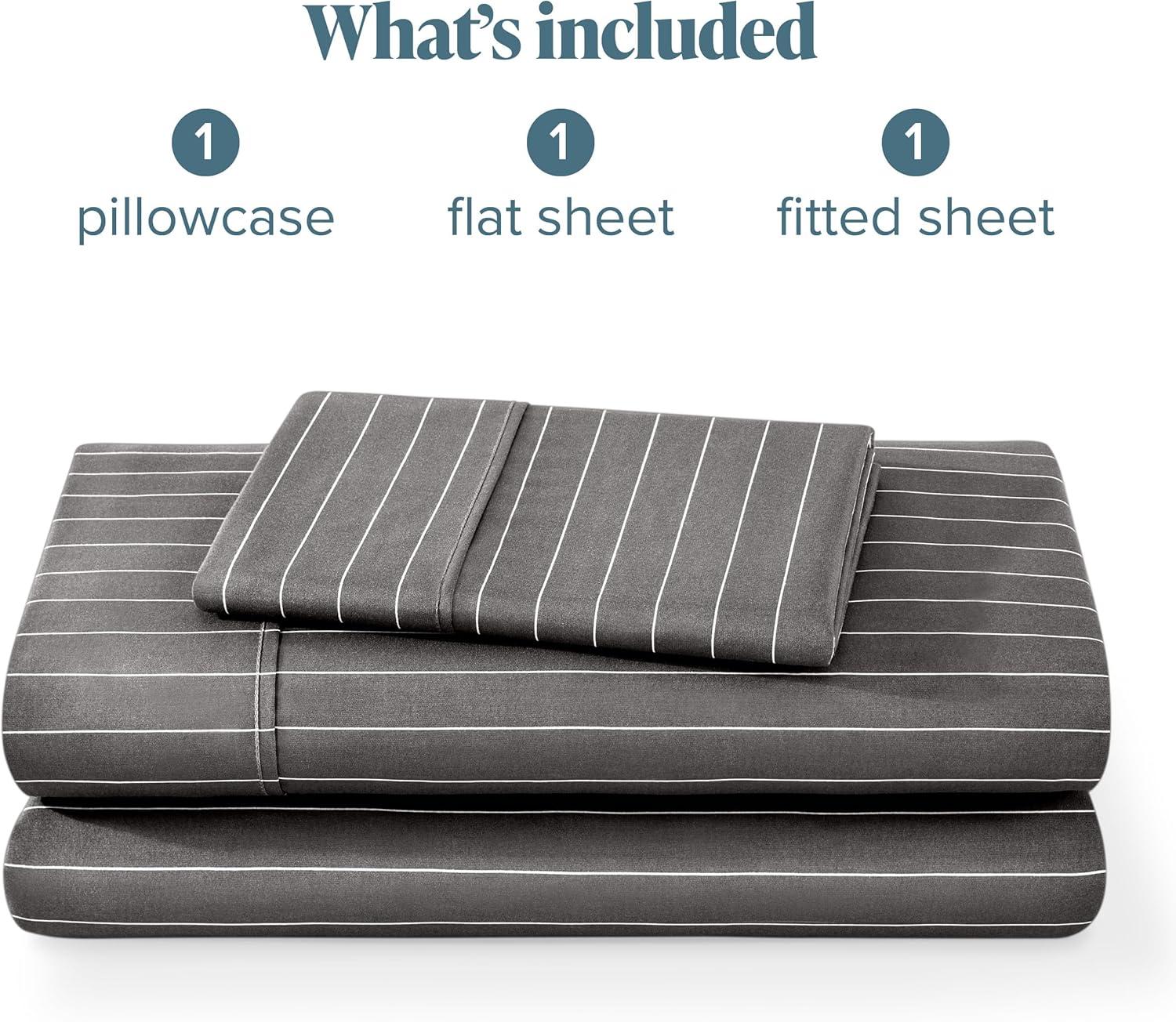 Bare Home Sheet Set - Luxury 1800 Ultra-Soft Microfiber Bed Sheets - Double Brushed - Deep Pockets - Easy Fit