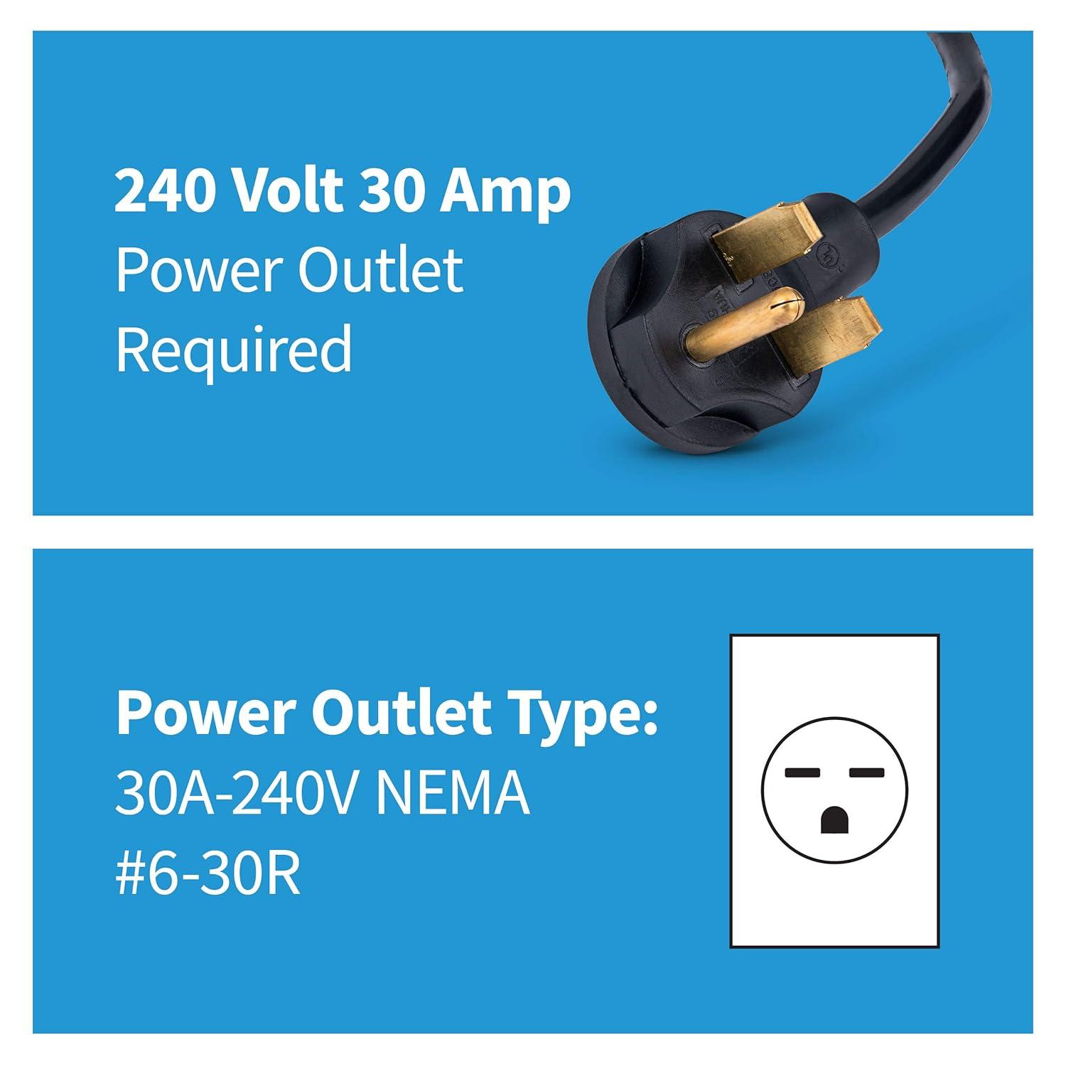 Newair Newair Freestanding or Ceiling/Wall Mounted 4800W Electric Garage Heater 240v, 500 sq. ft. with Remote Control