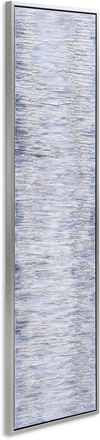 Empire Art Direct Gray Field Textured Metallic Hand Painted Wall Art, 20" x 72" x 1.5", Ready to Hang