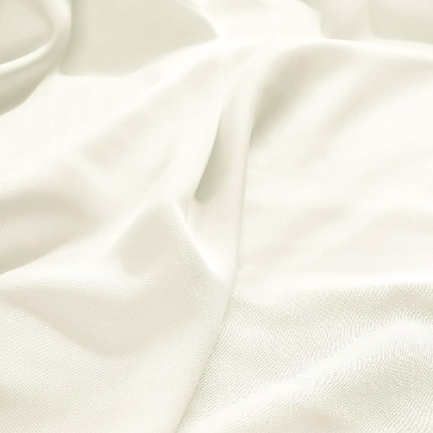 Superior Modal From Beechwood 300 Thread Count Lightweight Cooling Solid Deep Pocket Bed Sheet Set