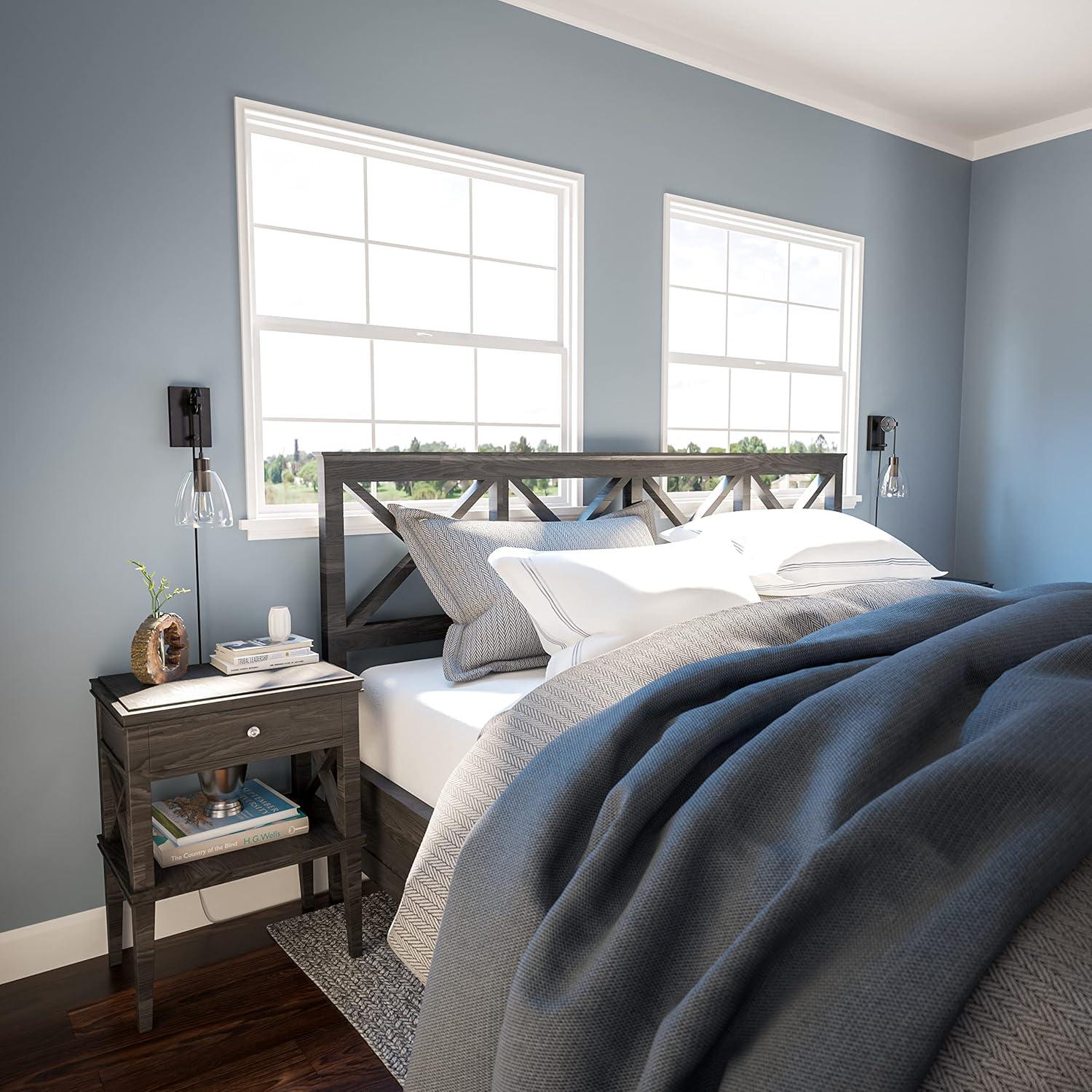 Edis 6 in. Bronze 1-Light Wall Sconce