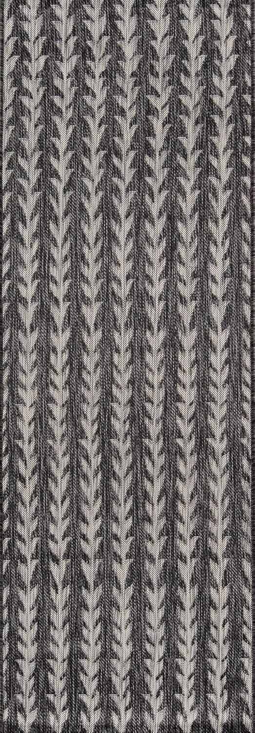 Amalfi Charcoal/Gray Indoor/Outdoor Rug