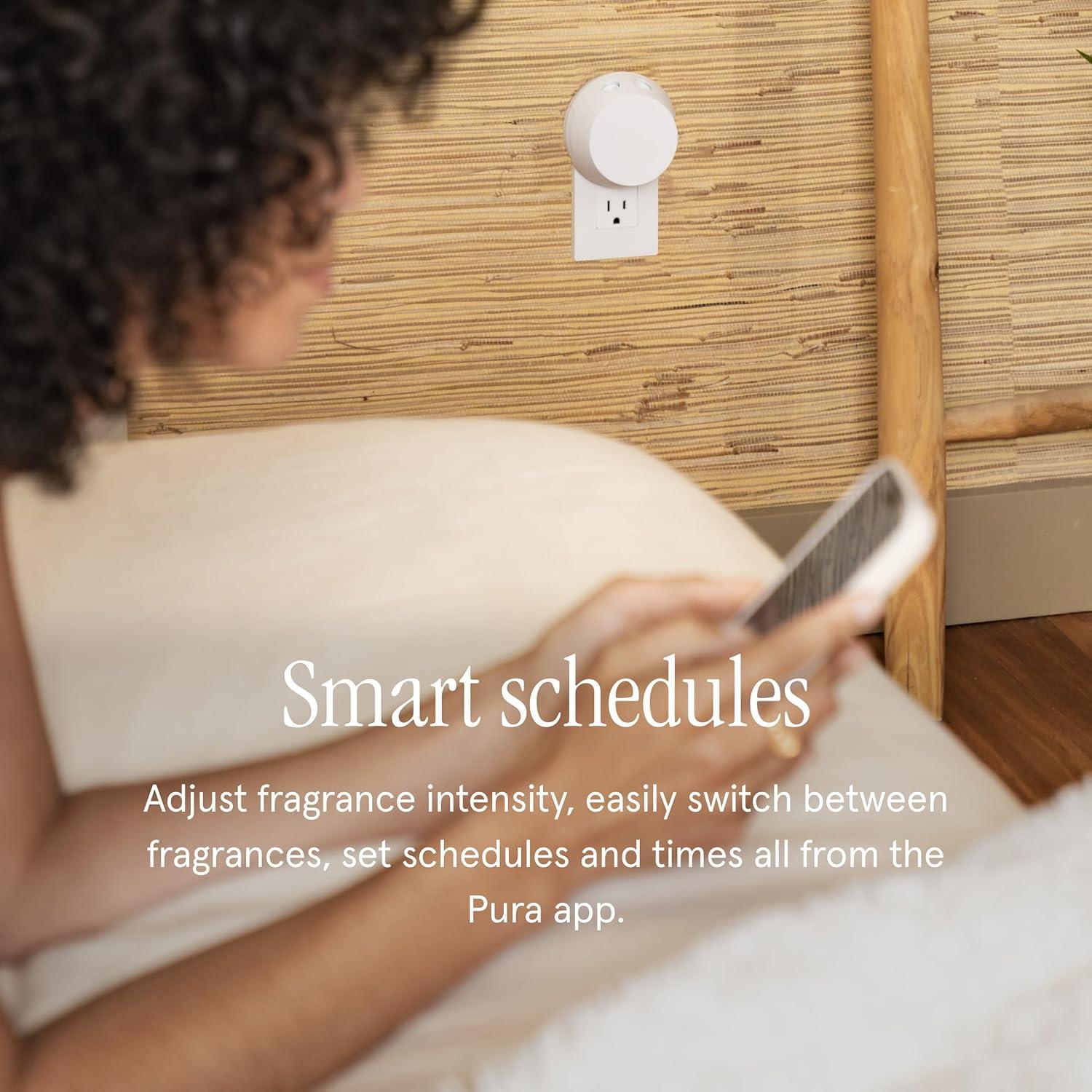 Pura & Unify Co. Home Scent Refill - Smart Home Air Diffuser Fragrance - Up to 120-Hours of Premium Fragrance per Refill - Clean & Safe Diffuser - Household Essential - 2 Pack, Salt