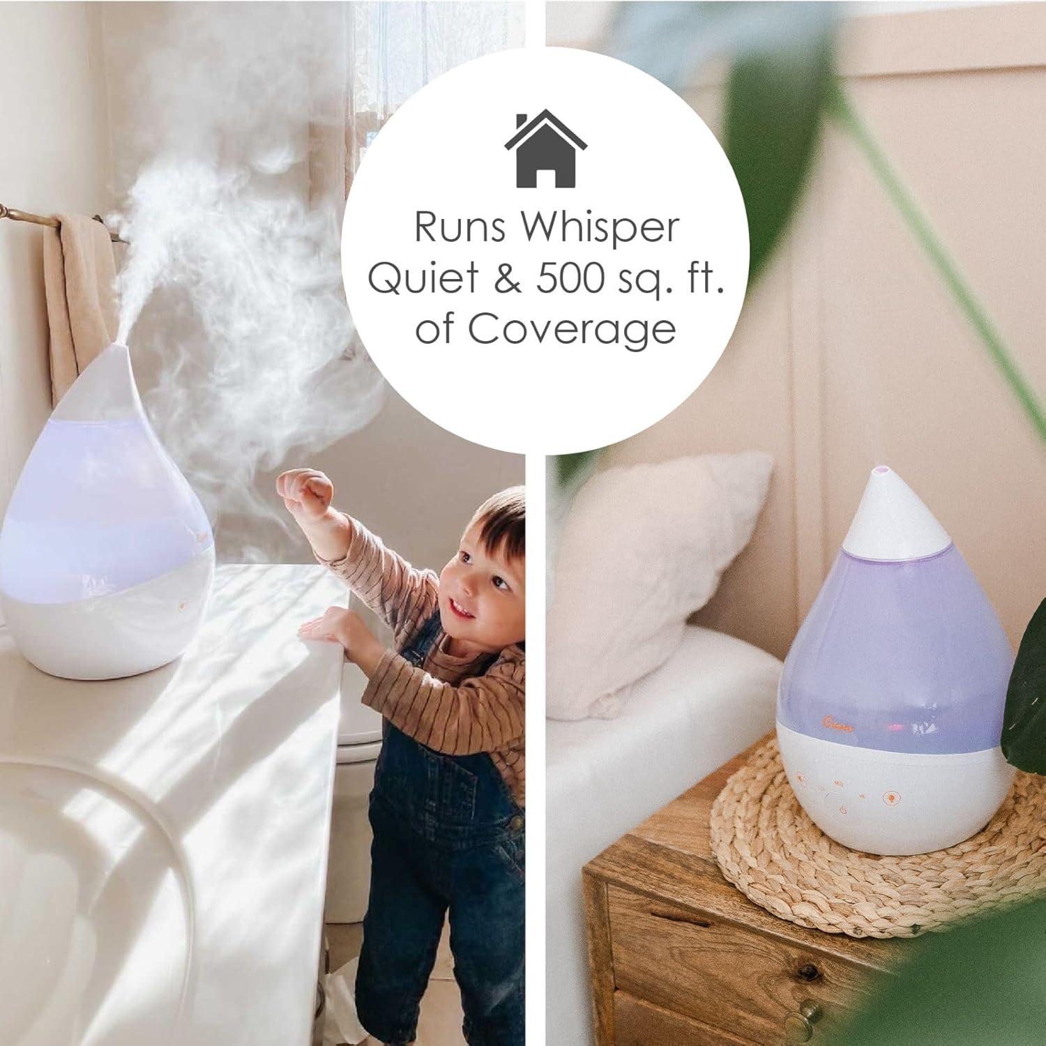 Crane Drop 4-in-1 Ultrasonic Cool Mist Humidifier with Sound Machine - 1gal