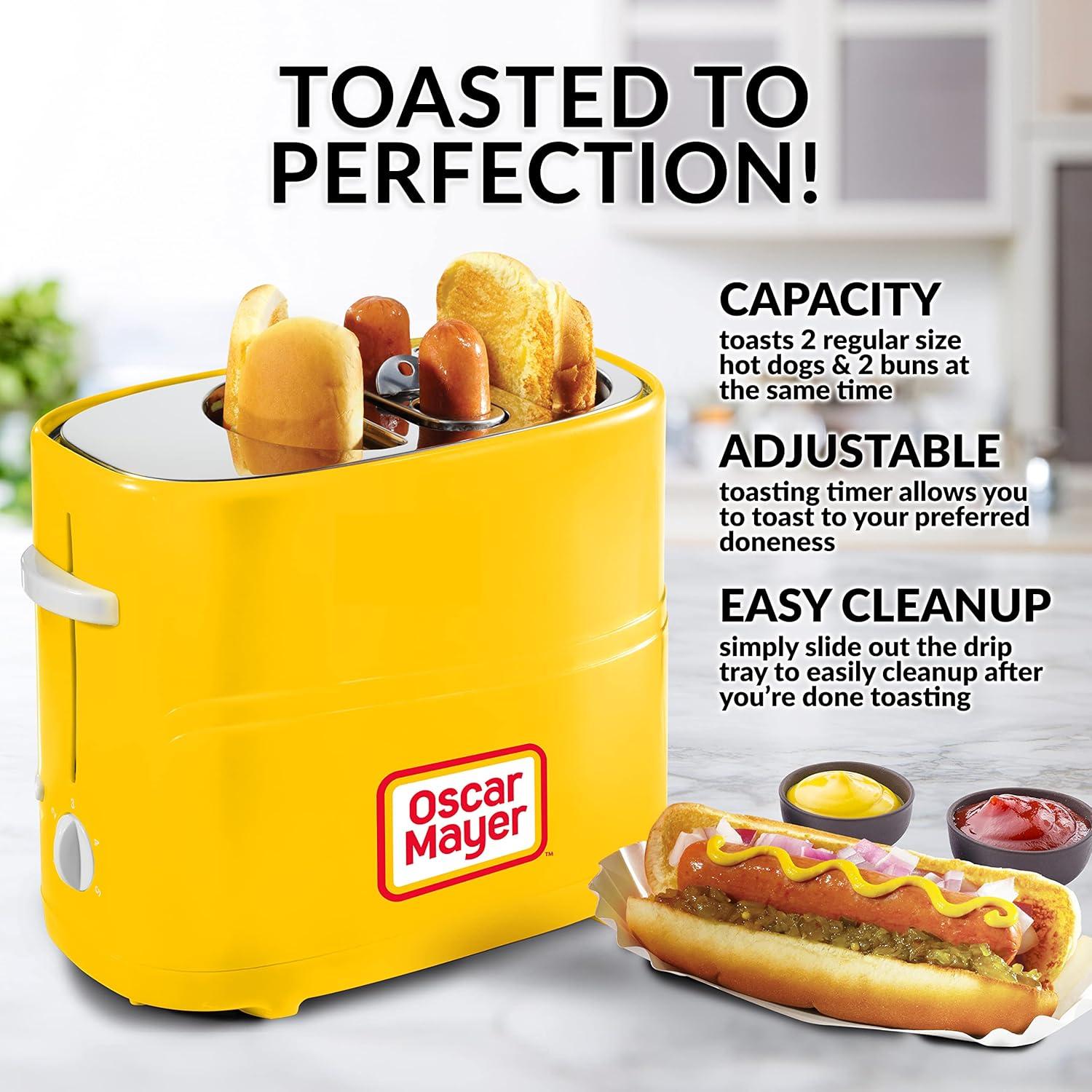 Oscar Mayer Oscar Mayer 2 Slot Pop Up Hot Dog Toaster