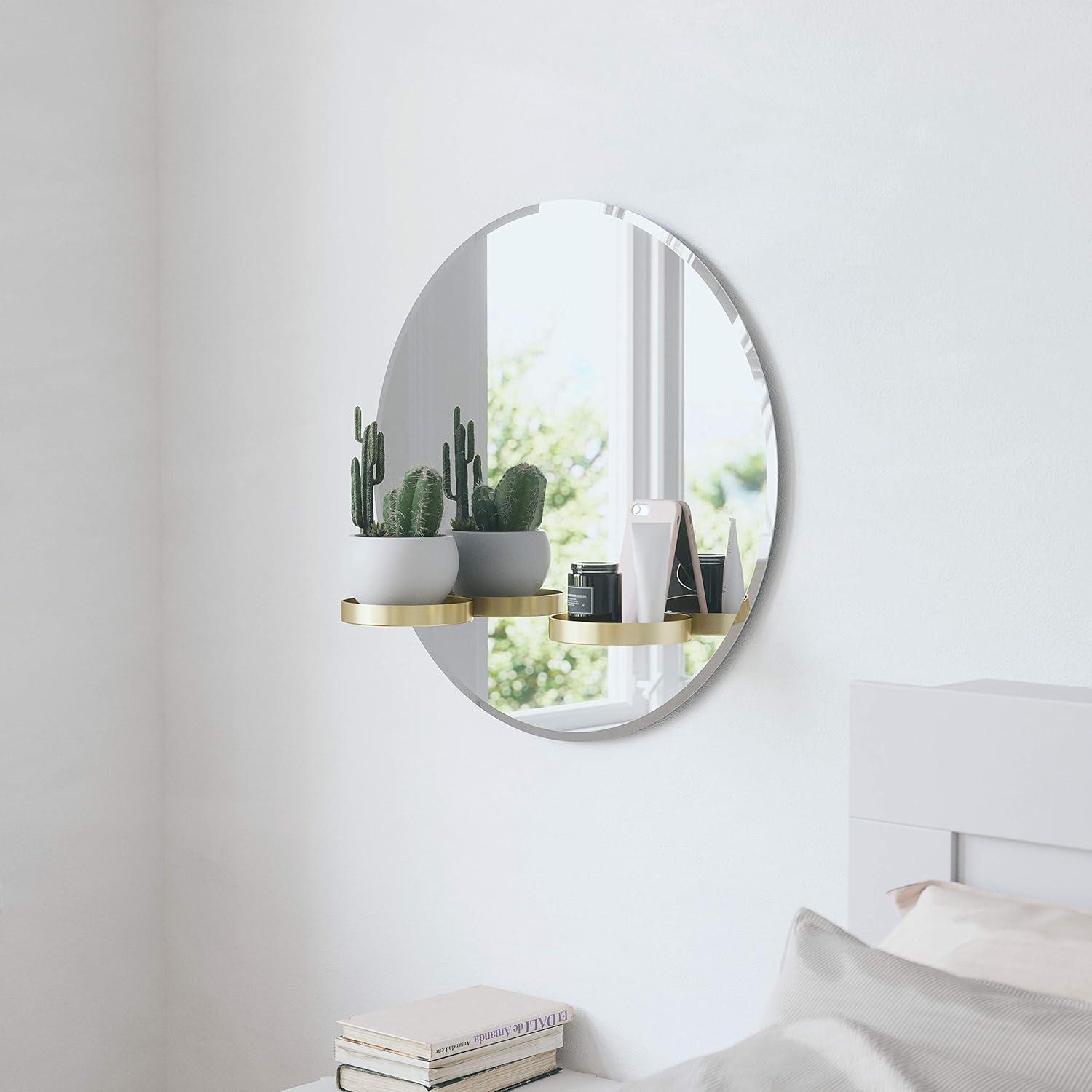 Perch Wall Mirror And Shelves