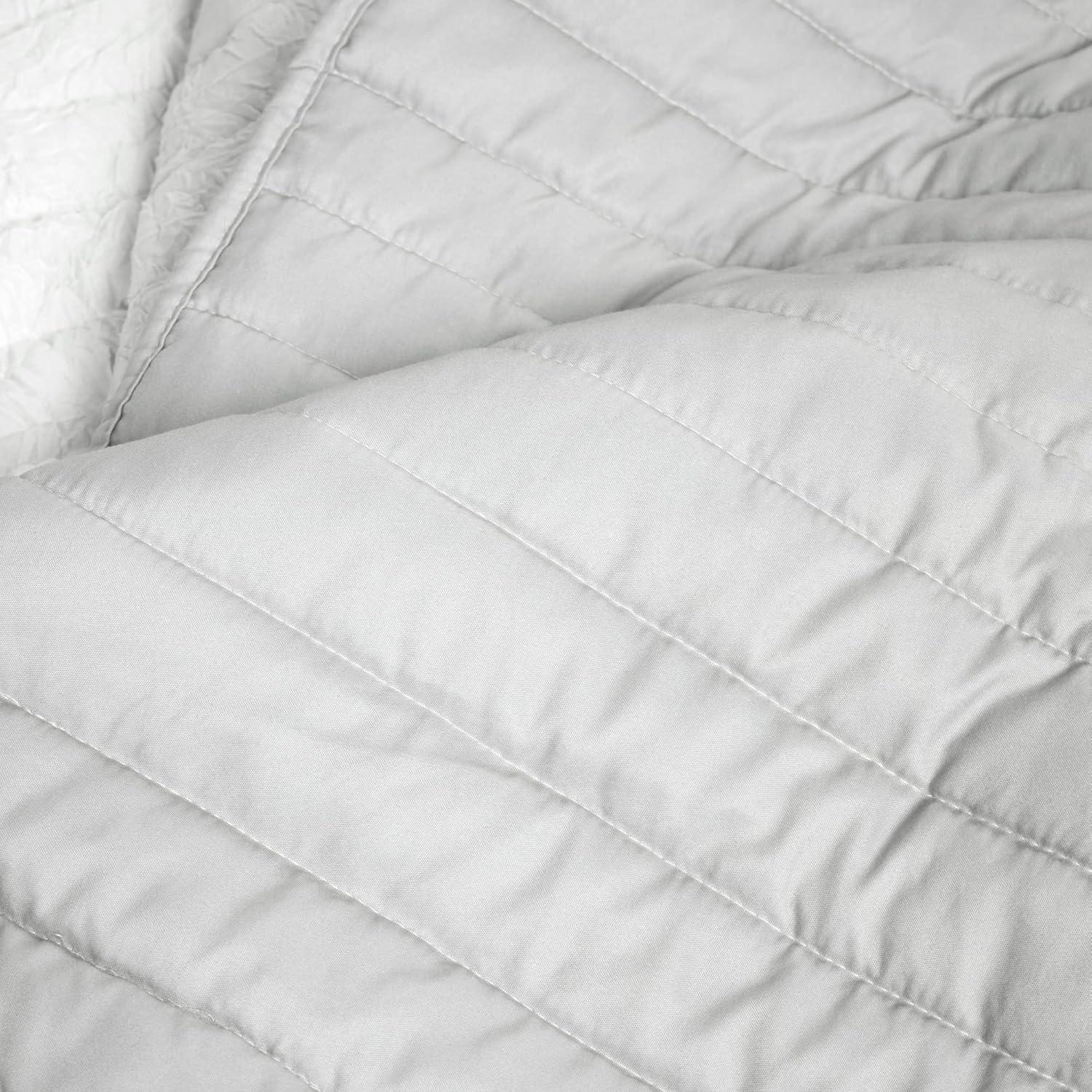 Lush Decor Crinkle Ombre Microfiber Quilt Set