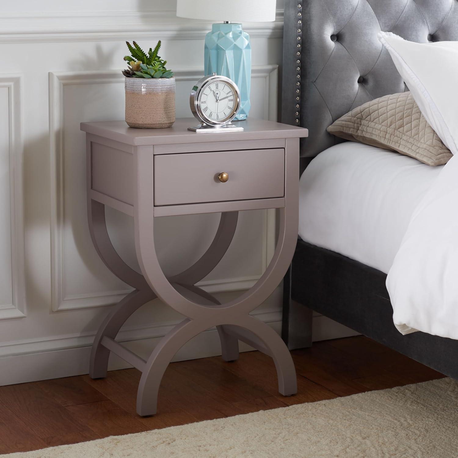 Floris End Table With Storage