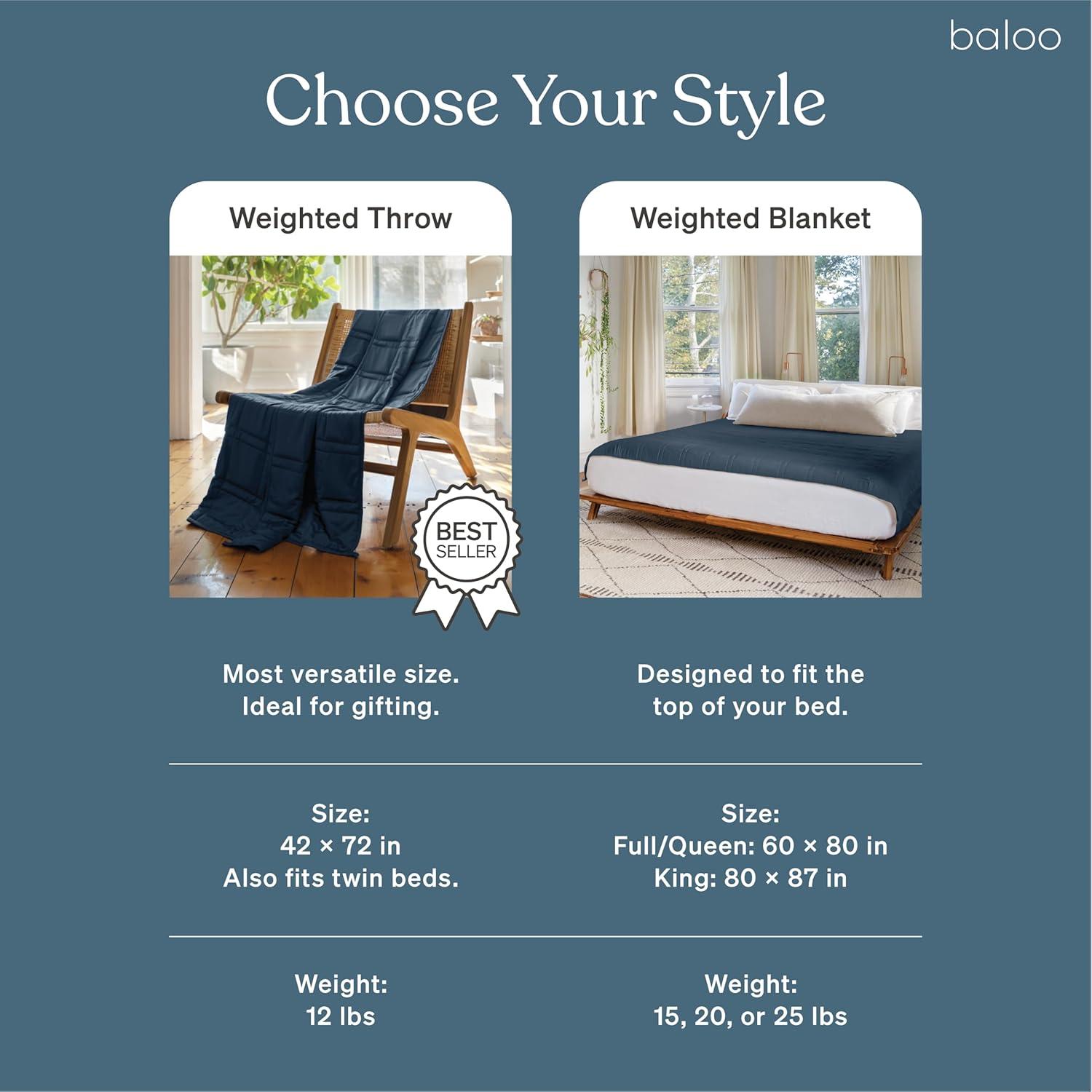 Baloo Living Baloo Living Cool Cotton Weighted Blanket