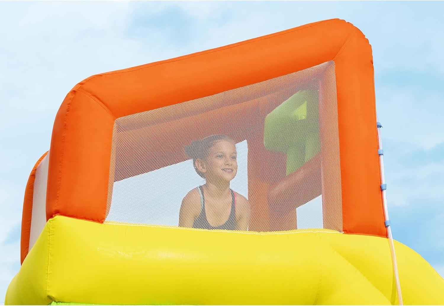 H2OGO! Mount Splashblast Mega Water Park –Inflatable Pool, Slide & Climbing Wall