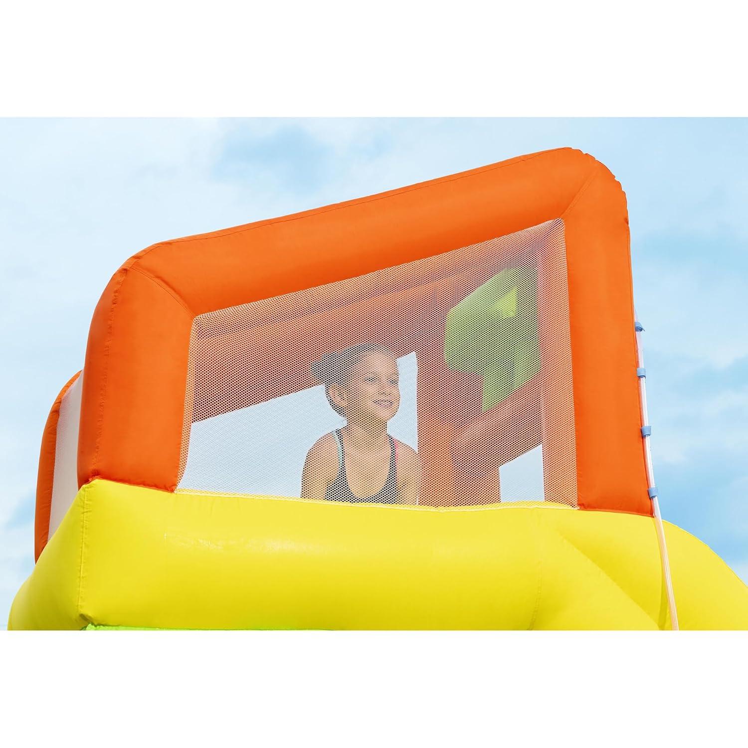 H2OGO! Mount Splashblast Mega Water Park –Inflatable Pool, Slide & Climbing Wall
